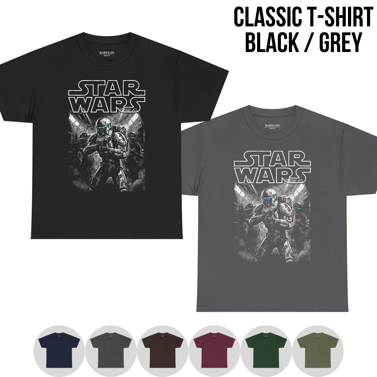 Star Wars Clone Commando Shirt: Delta Squad Vintage Tee