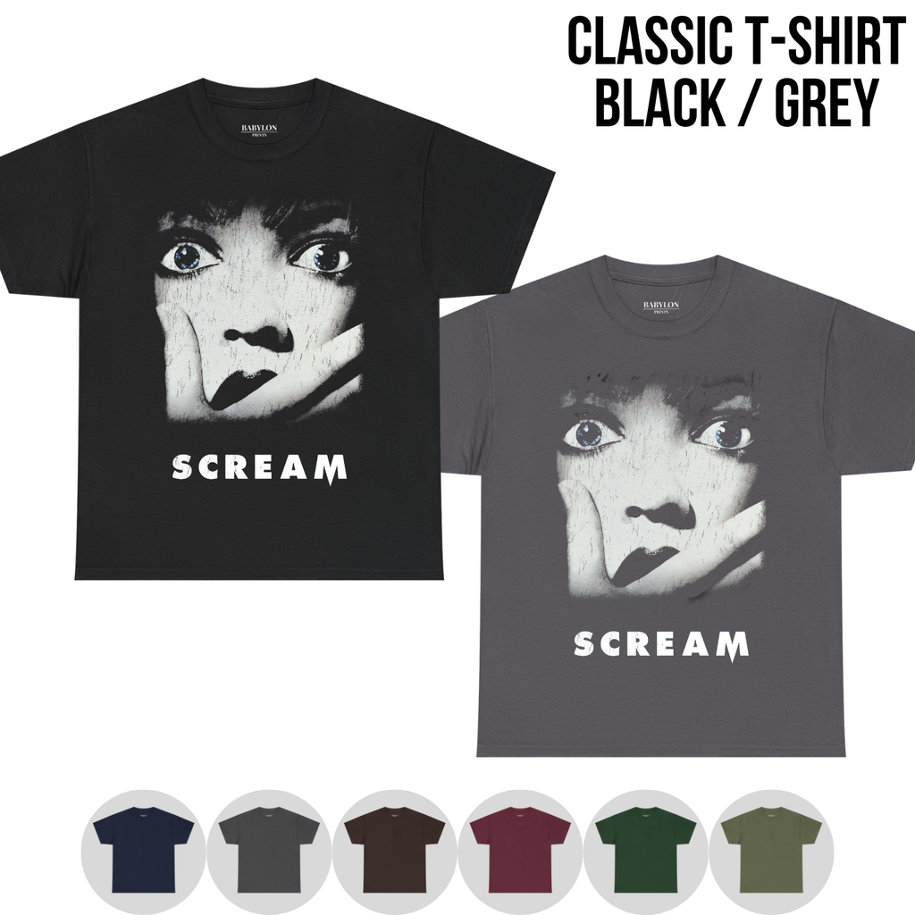 Scream Vintage Horror Shirt | 90s Scary Movie Graphic