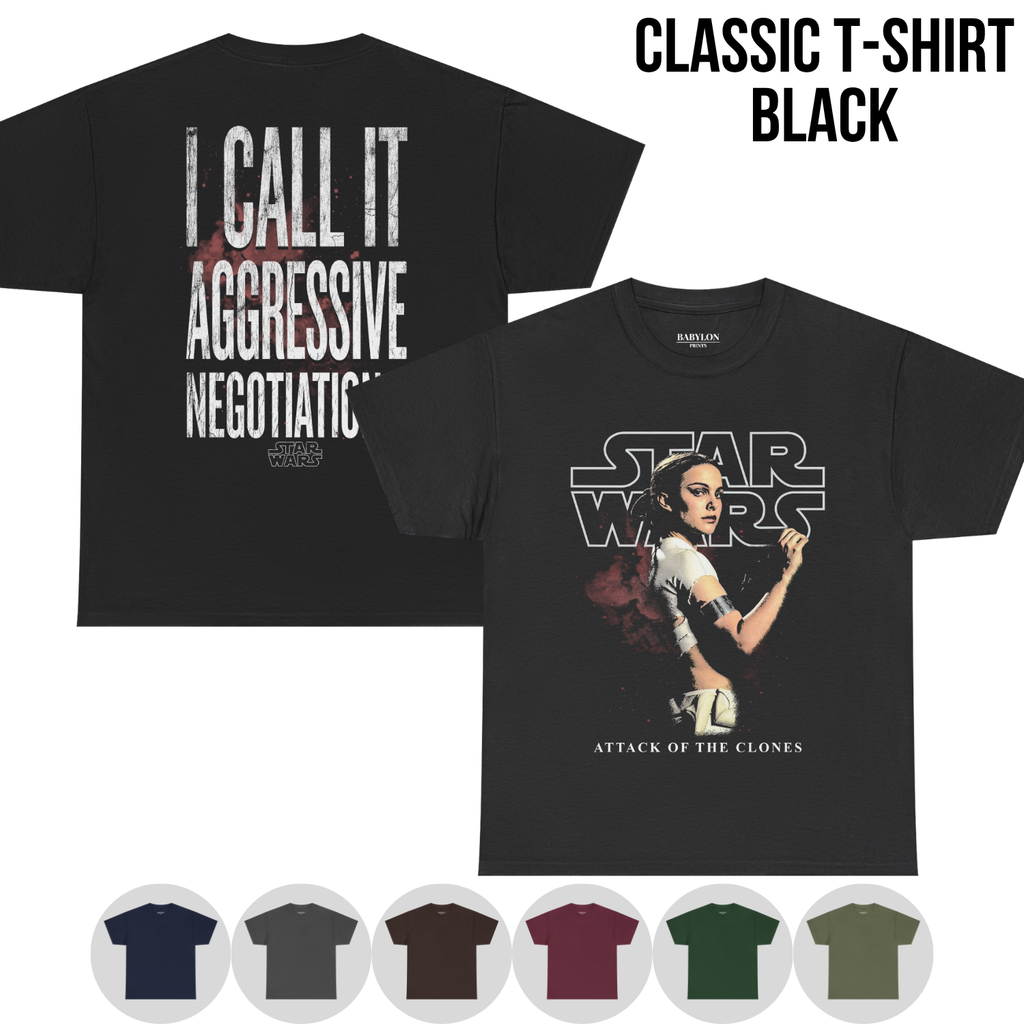 Star Wars Padme Amidala Shirt – I Call It Aggressive Negotiations Tee