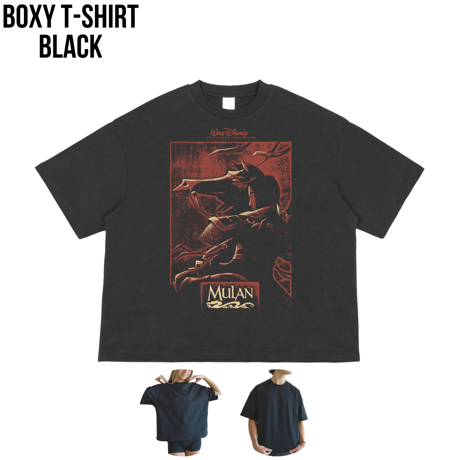 Mulan Shirt Vintage Disney Tee - Disney Princess Mulan Graphic T-Shirt