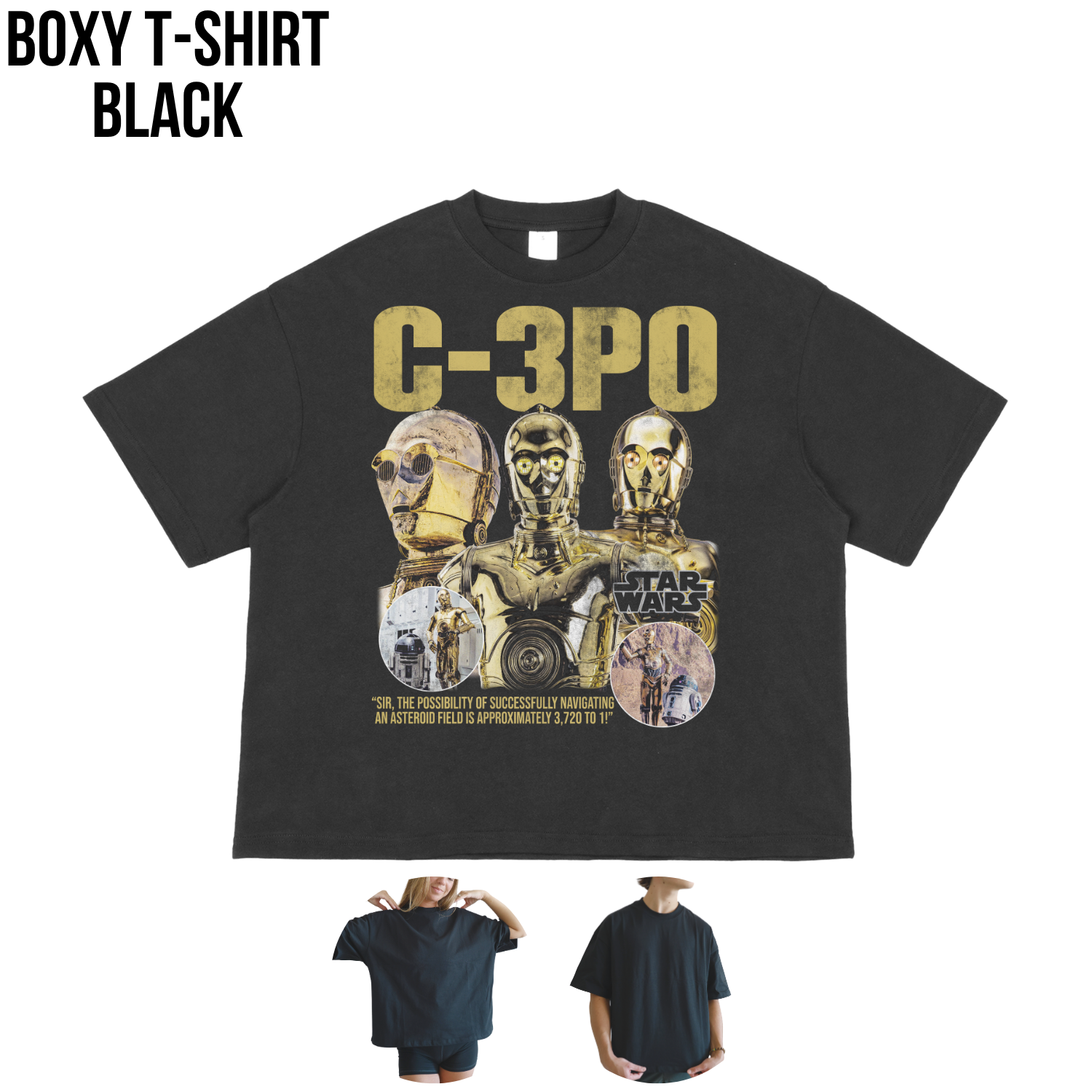 Retro Star Wars Droid C-3PO Shirt - Star Wars Droid Shirt