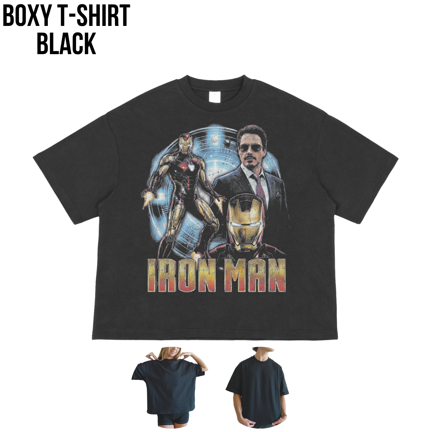 Marvel Iron Man Shirt – Tony Stark Iron Man Bootleg Graphic Tee
