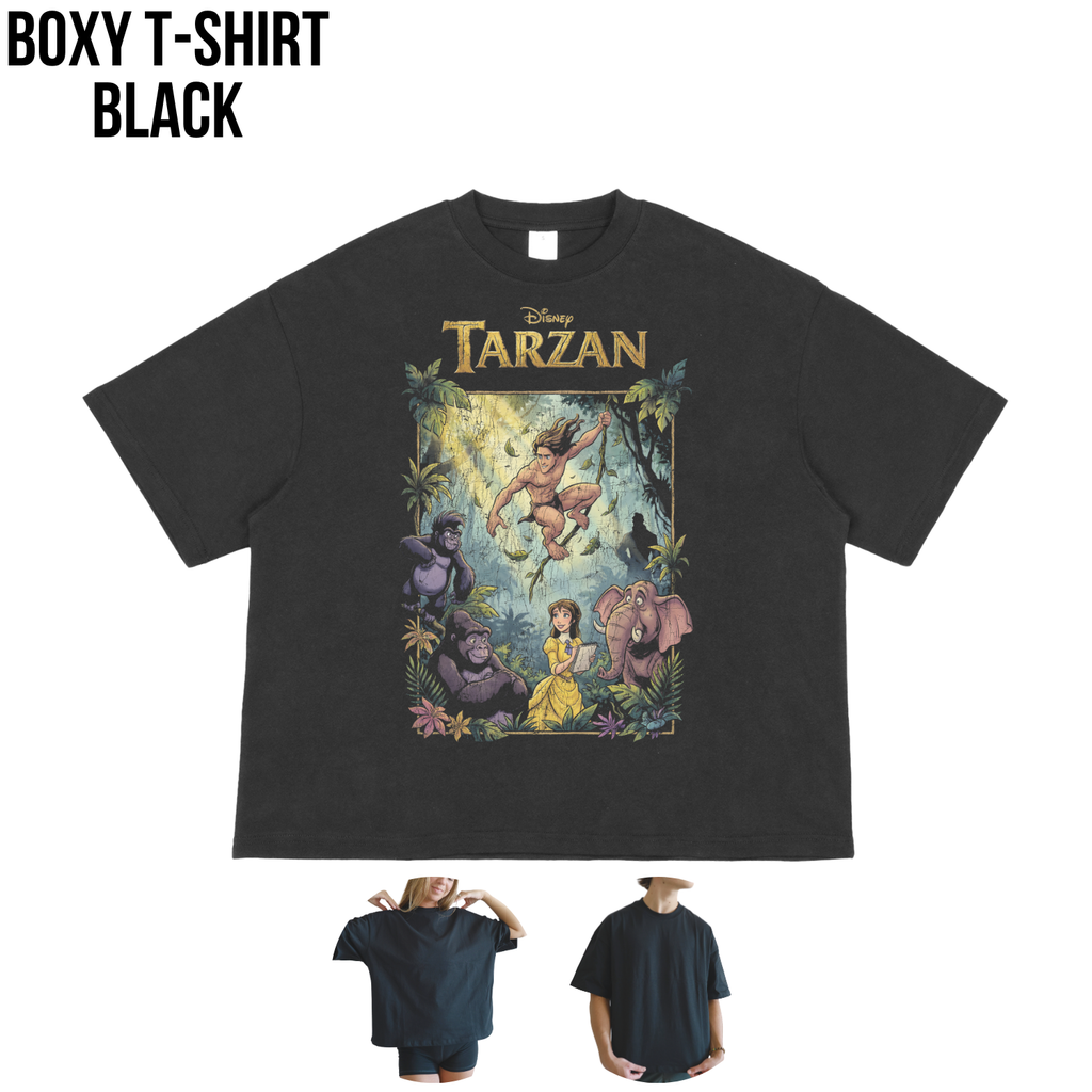 Disney Tarzan Shirt – Tarzan and Jane Graphic Tee, Disney Vintage Shirt