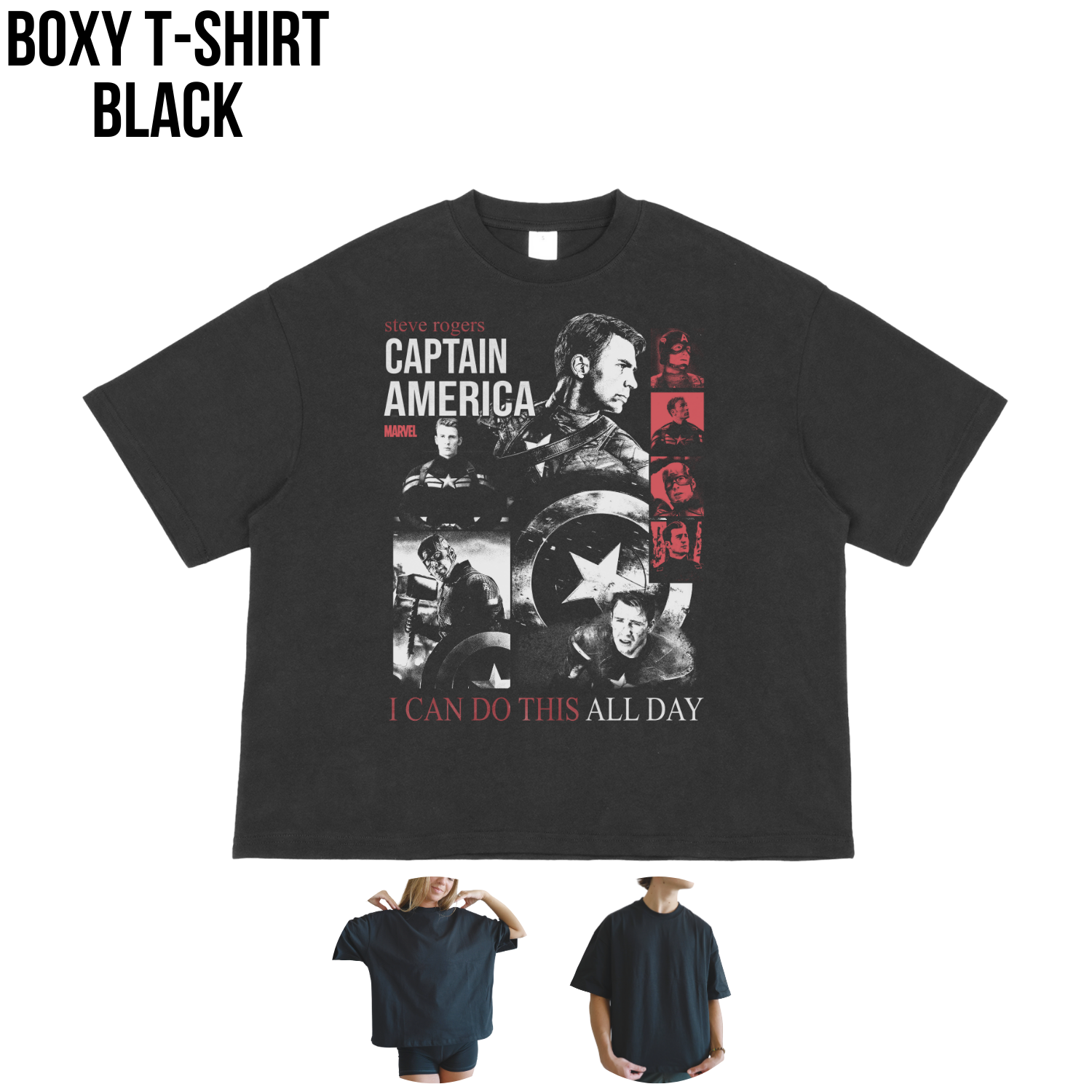 Captain America Shirt - Steve Rogers Marvel Tee