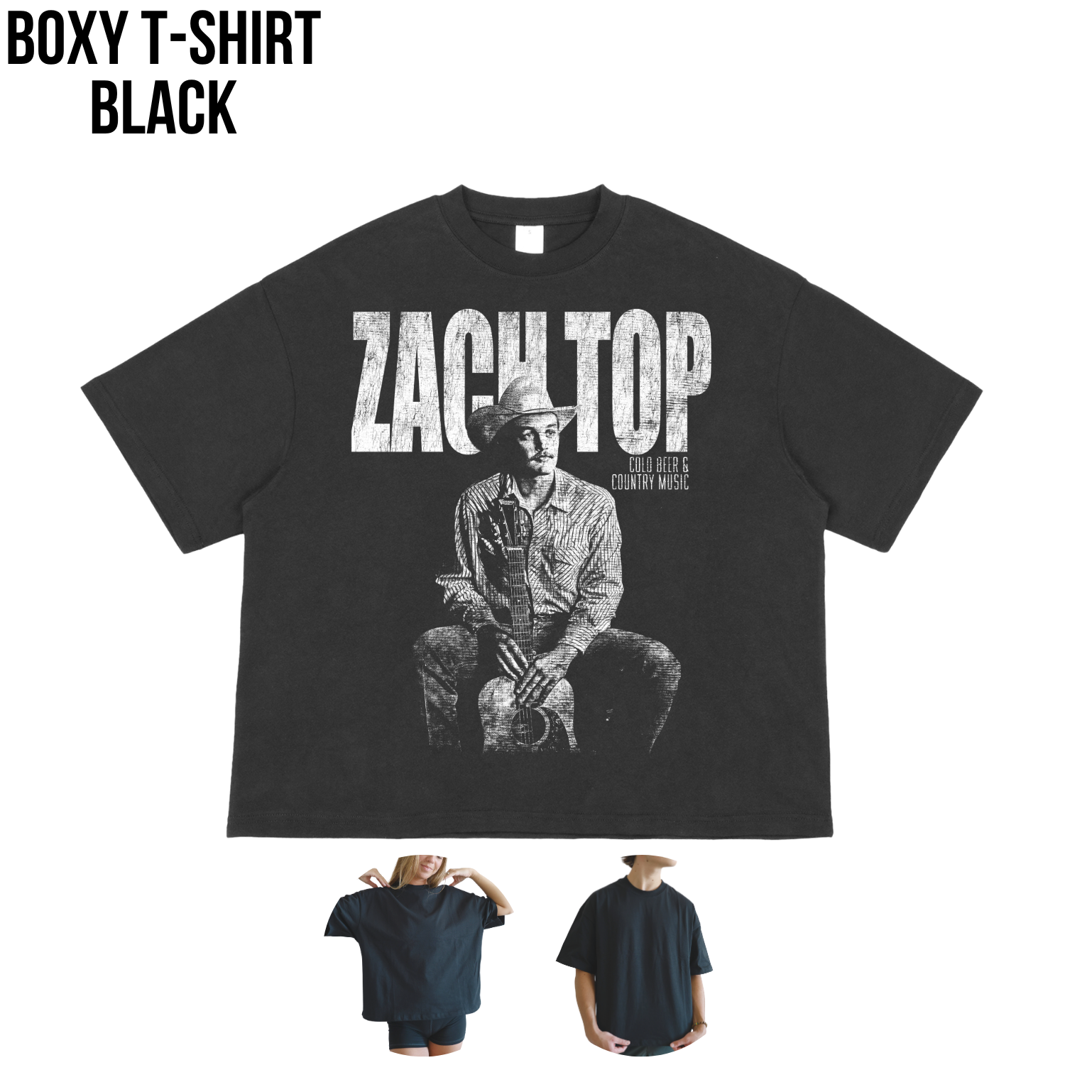 Vintage Zach Top Shirt – Cold Beer & Country Music Tee