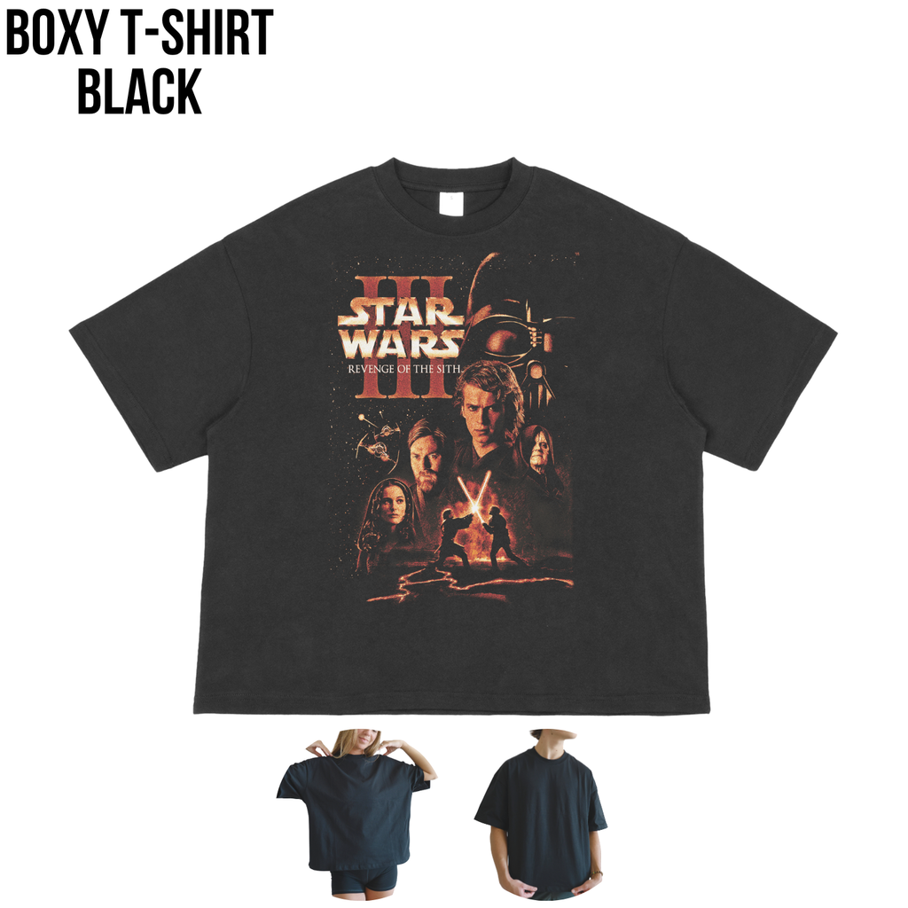 Star Wars Revenge of the Sith Shirt – Anakin vs Obi Wan Tee, Vintage Star Wars Episode 3 Shirt