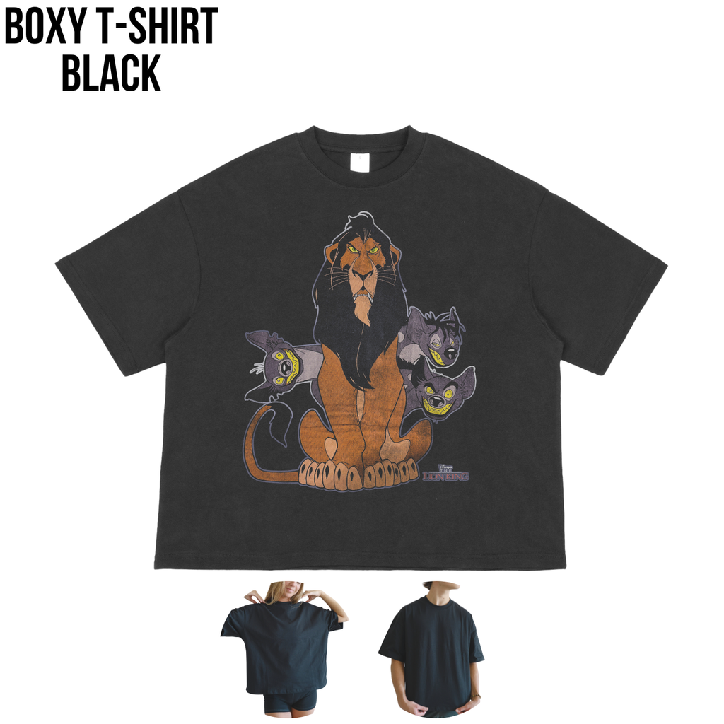 Lion King Scar Shirt – Disney Lion King Scar and Hyenas Graphic Tee, Scar Disney Villain Fan Gift, Lion King Shirt, Disney Villain Shirt