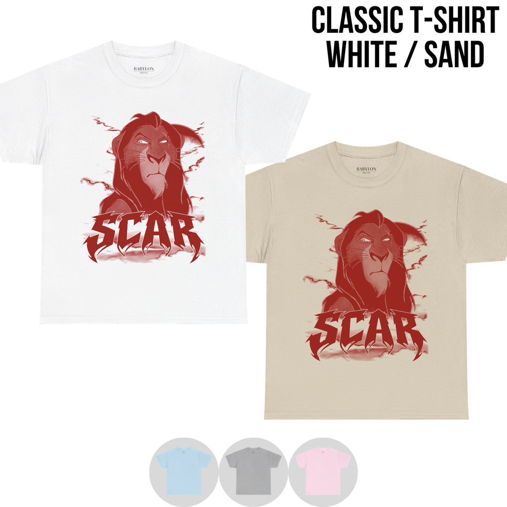 Scar Shirt – Disney Lion King Scar Vintage Bootleg Graphic Shirt, Scar Portrait Tee, Disney Villain Fan Gift, Disney Classic Movie Merch