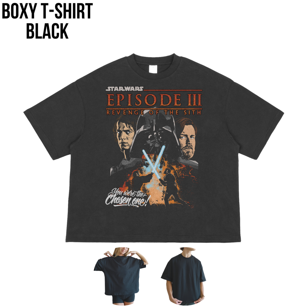 Star Wars Revenge of the Sith Shirt – Anakin vs Obi-Wan Graphic Tee, Episode III Vintage Shirt