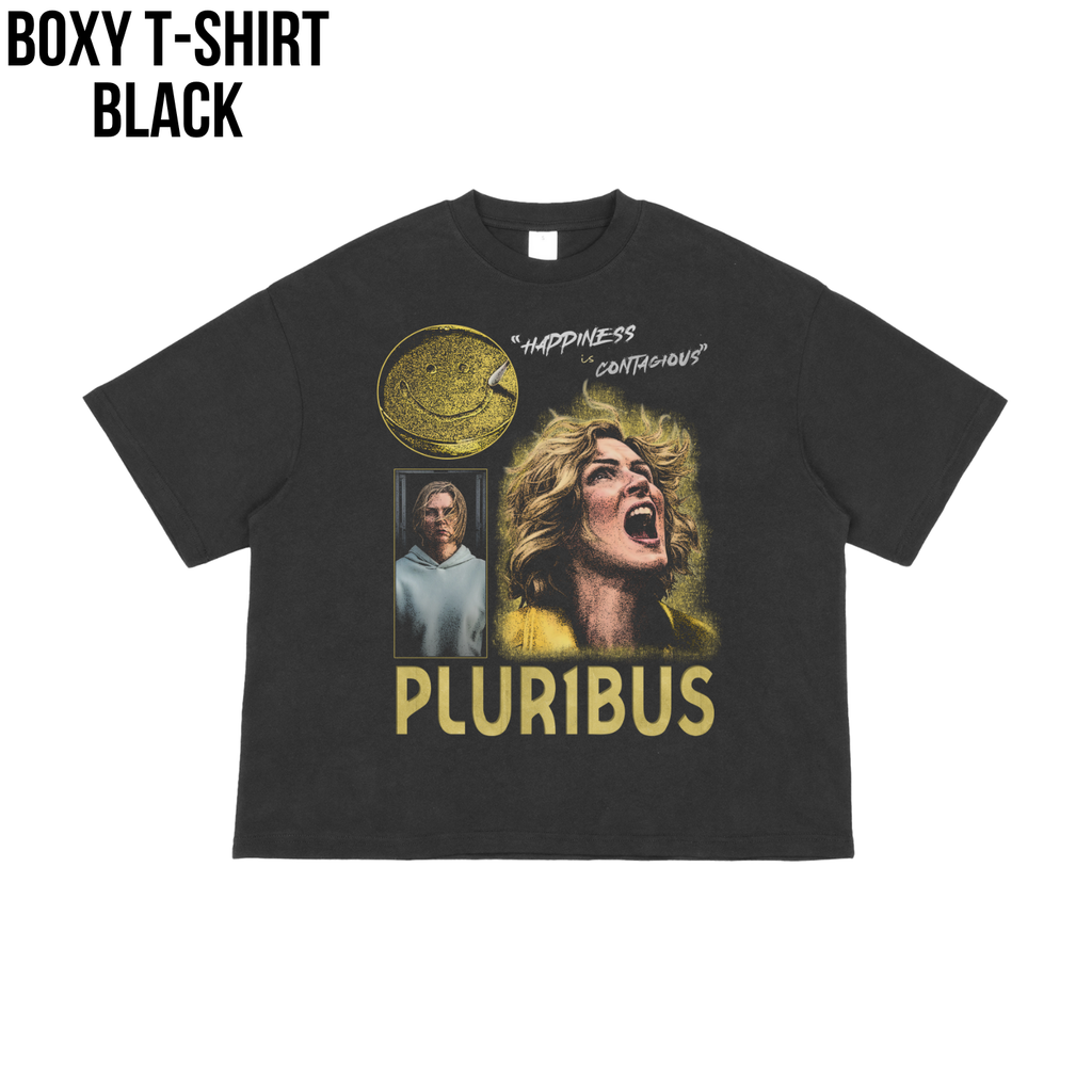Pluribus Show T-Shirt – Happiness Is Contagious Graphic Tee