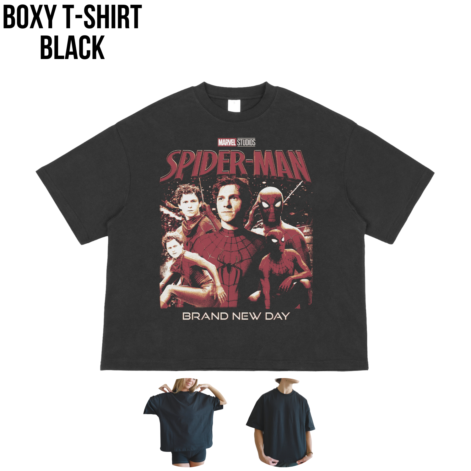 Spider-Man Brand New Day Shirt: Vintage Marvel Spider-Man Graphic