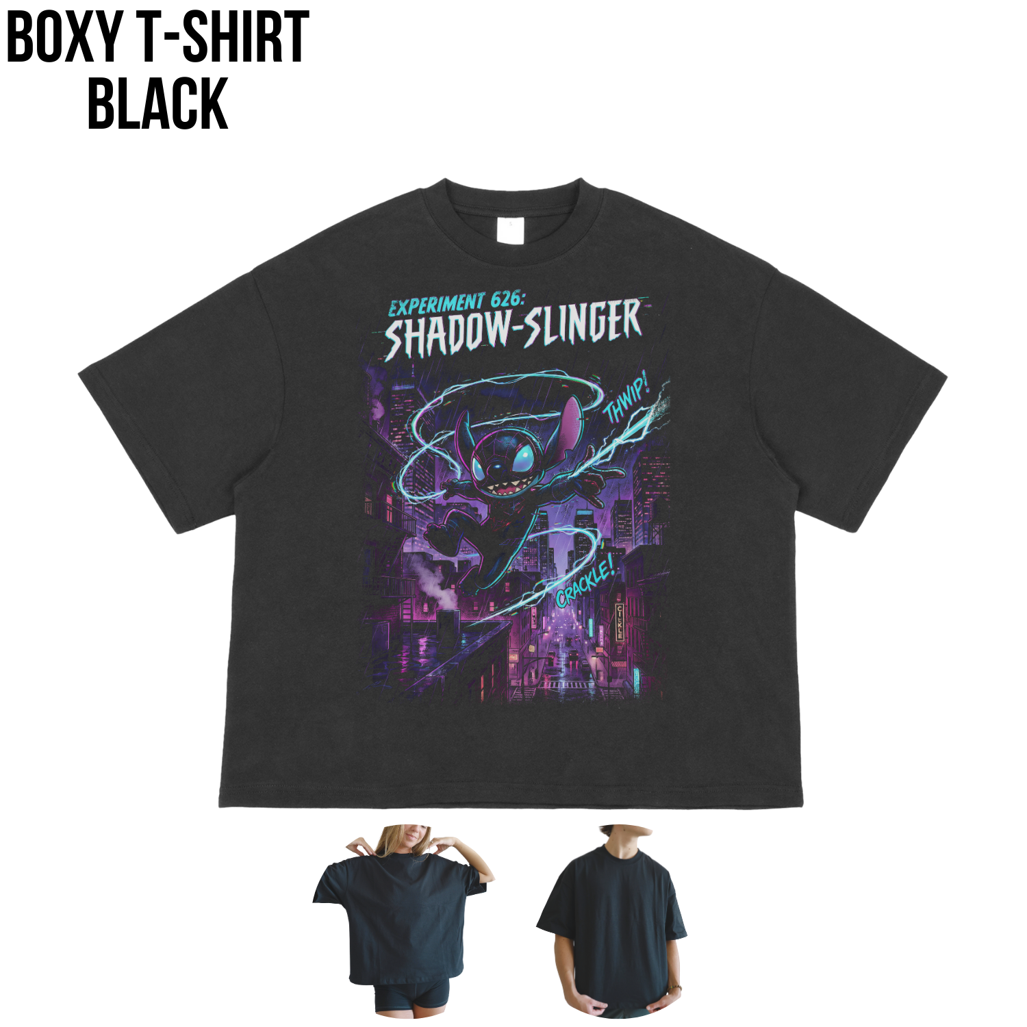 Experiment 626 Stitch Shirt: Stitch Spider-Man Spider-Verse Tee