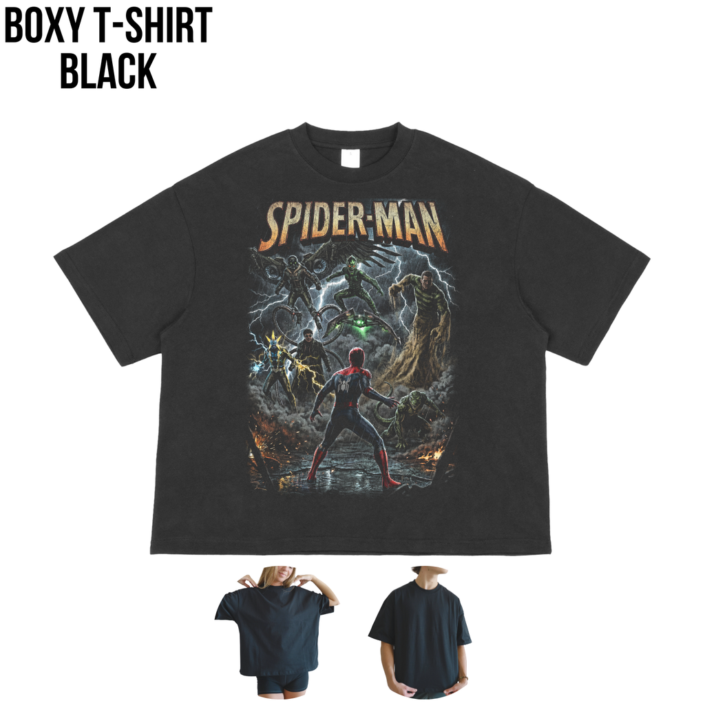 Vintage Spider-Man Sinister Six Shirt: Retro Marvel Villains Tee