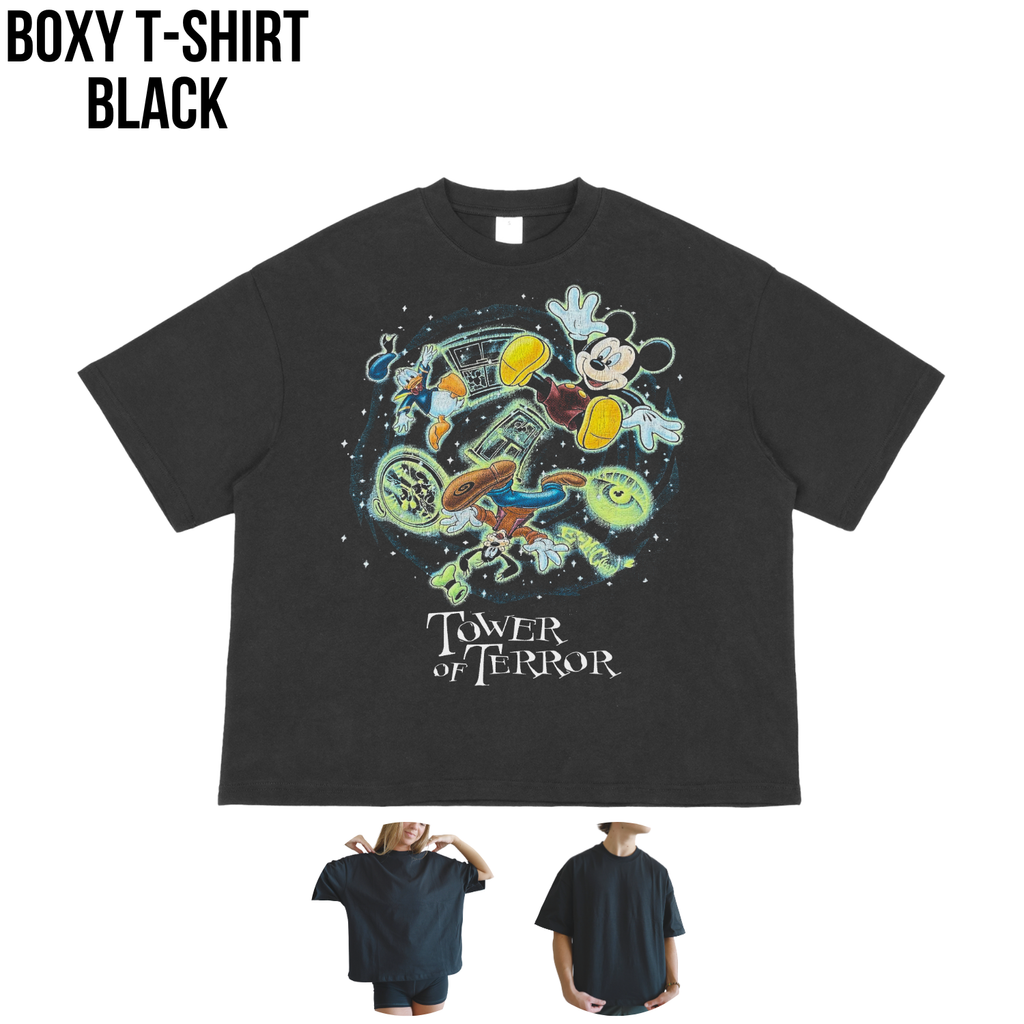 Vintage Tower of Terror Shirt – Mickey Donald Goofy Ride Tee