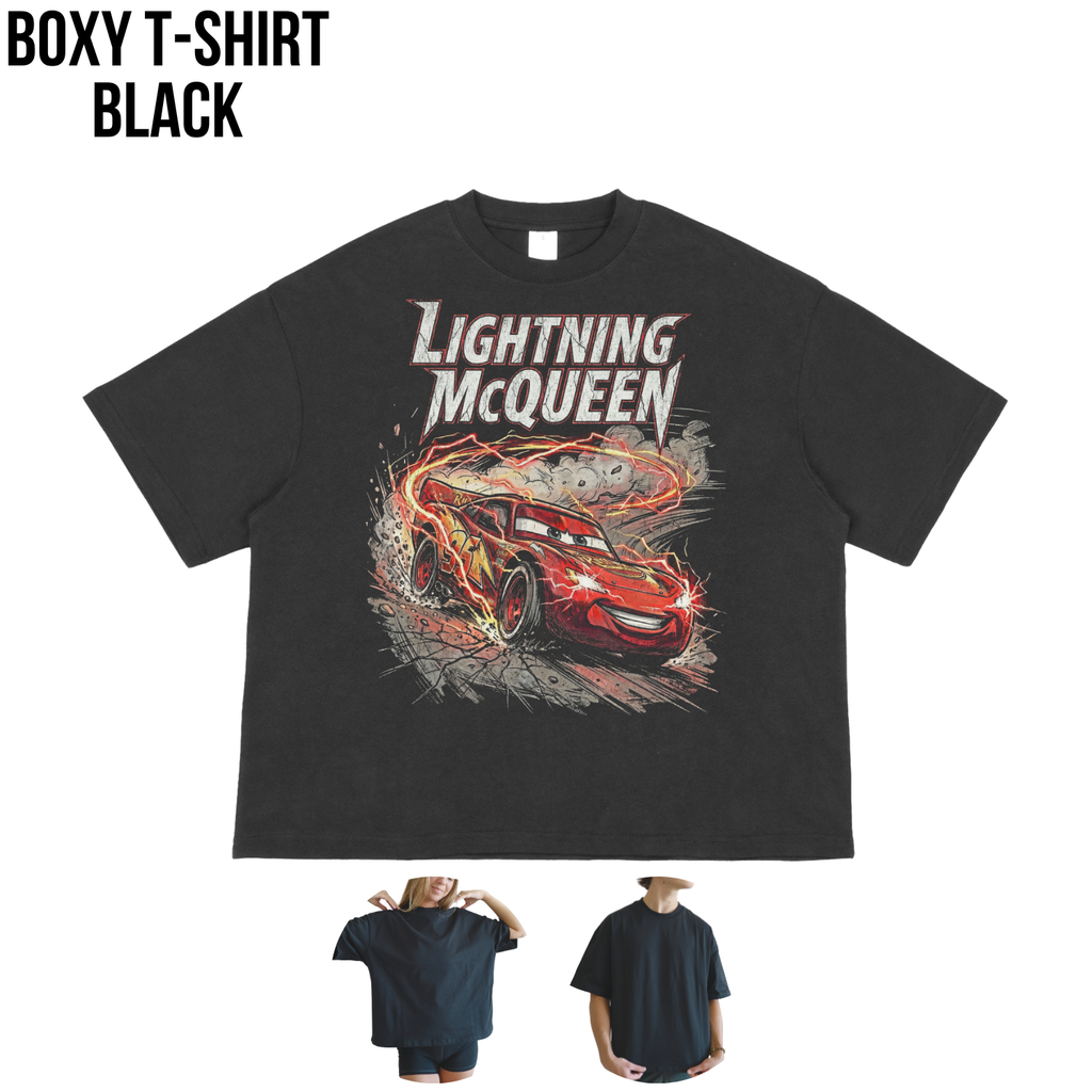 Vintage Lightning McQueen Shirt - Disney Cars Shirt