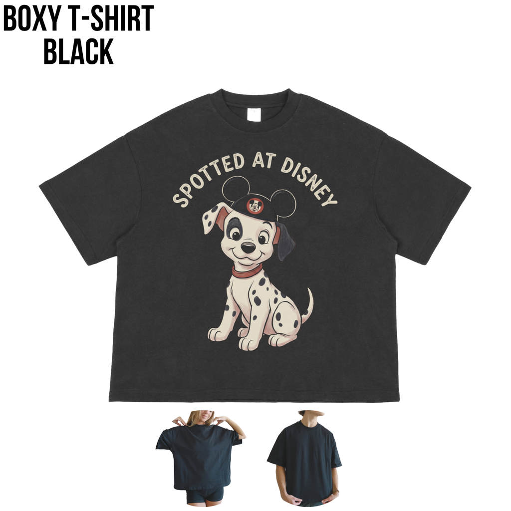 Disney Dalmatian Shirt – Spotted At Disney Graphic Tee, 101 Dalmatians Disney Fan Gift, Disneyland Dog Shirt, Disney Trip Tee