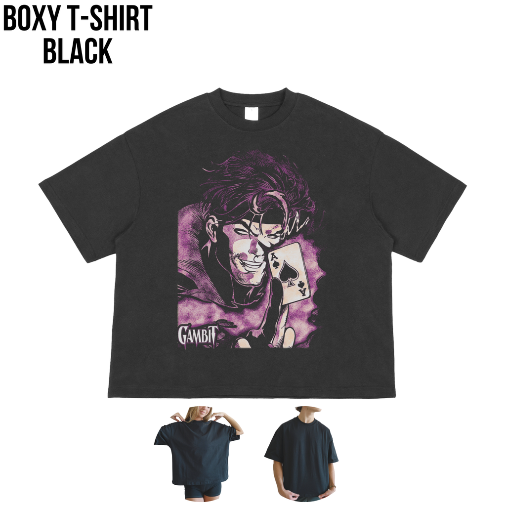 Gambit X-Men Shirt – Gambit Ace of Spades Comic Graphic Tee, Gambit Marvel Fan Gift, Remy LeBeau X-Men Shirt, Marvel Mutant Graphic Tee