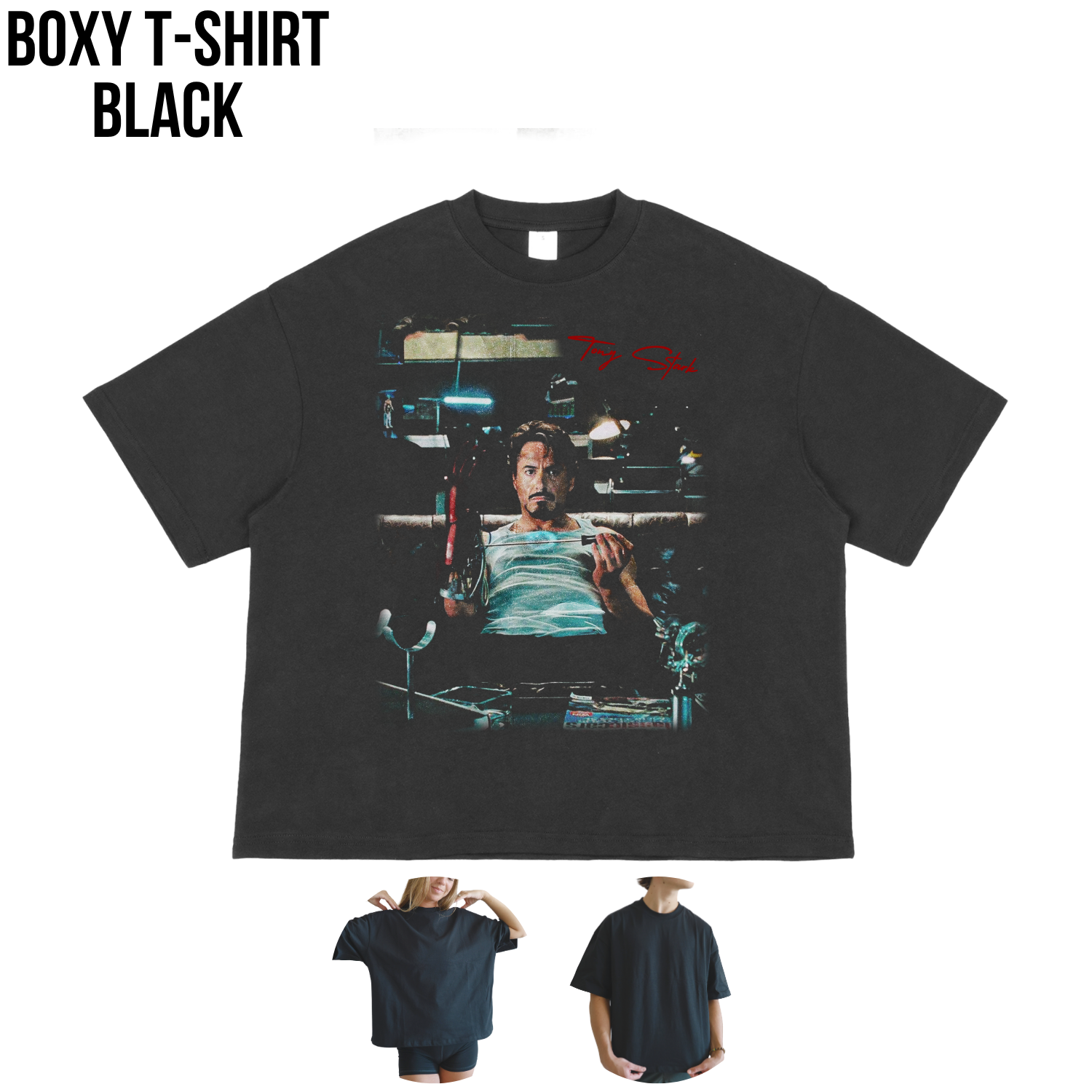 Tony Stark Shirt – Iron Man Graphic Tee, Marvel Vintage Shirt
