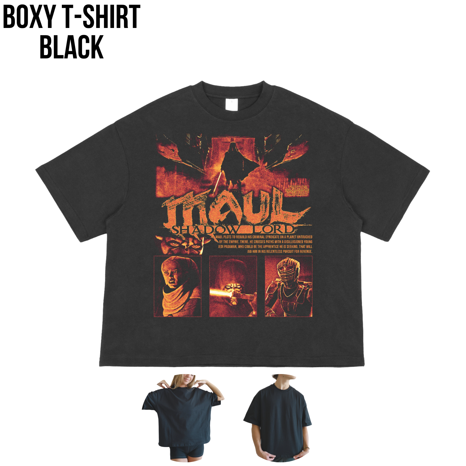 Darth Maul Shadow Lord Shirt: Vintage Star Wars Maul Tee