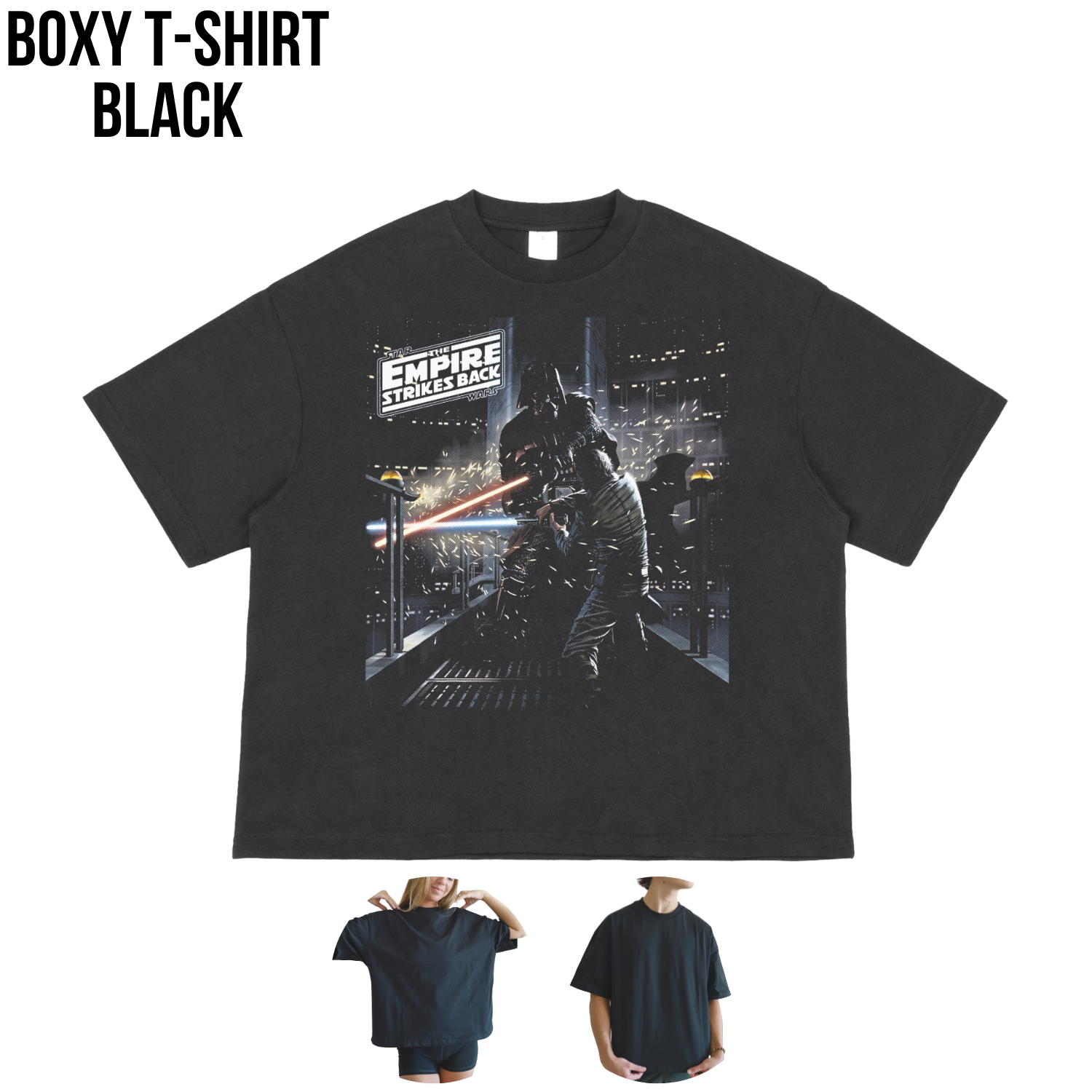 Vintage Star Wars Empire Strikes Back Shirt – Luke Skywalker Vs Darth Vader Duel Tee