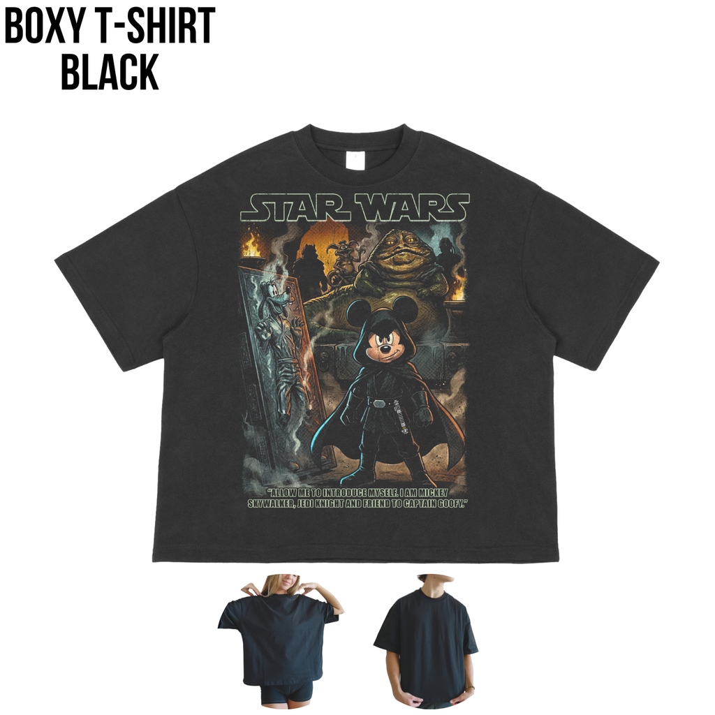 Mickey Skywalker Jabba’s Palace Shirt — Vintage Star Wars Disney Crossover Tee