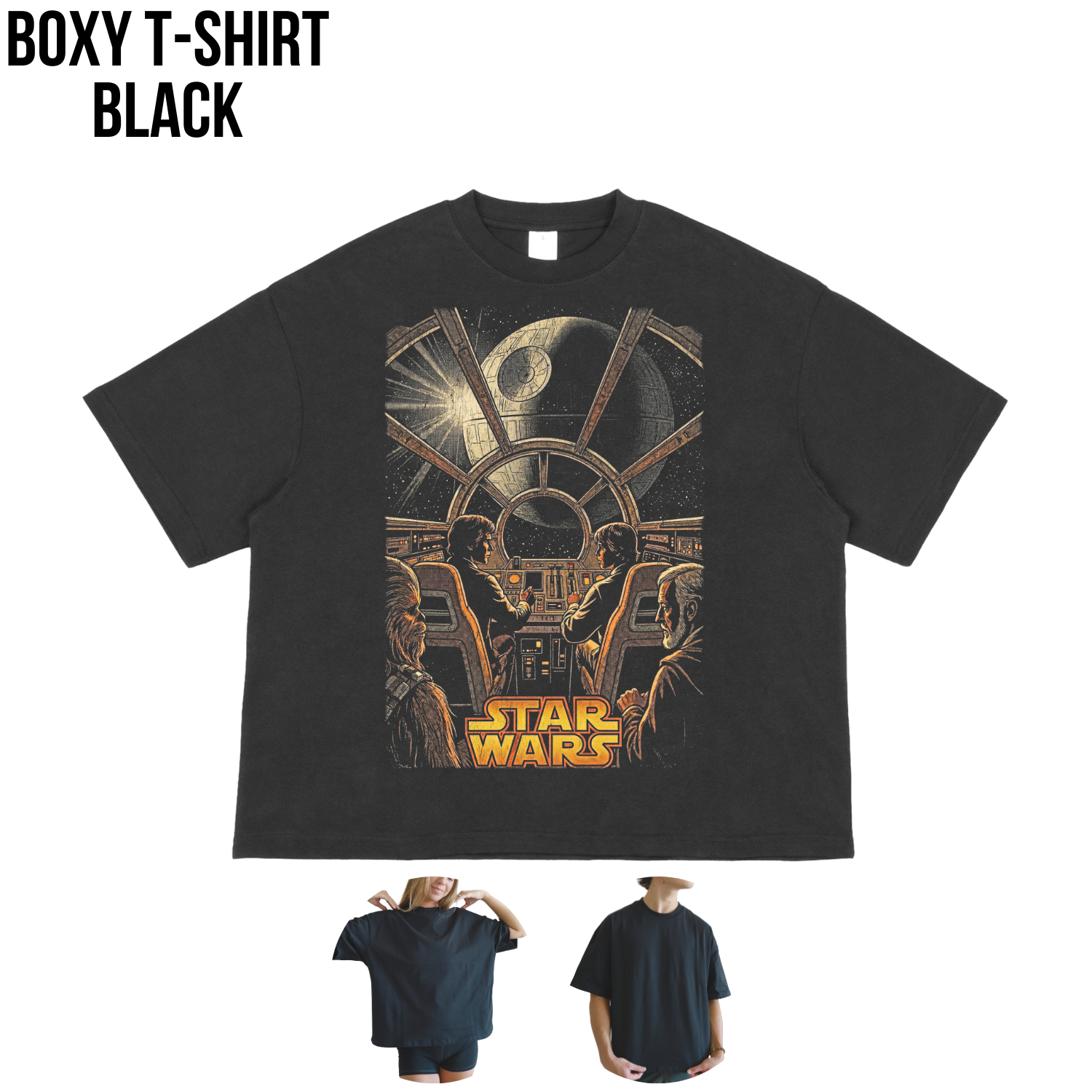Star Wars Millennium Falcon Shirt: Vintage Comic Style Tee