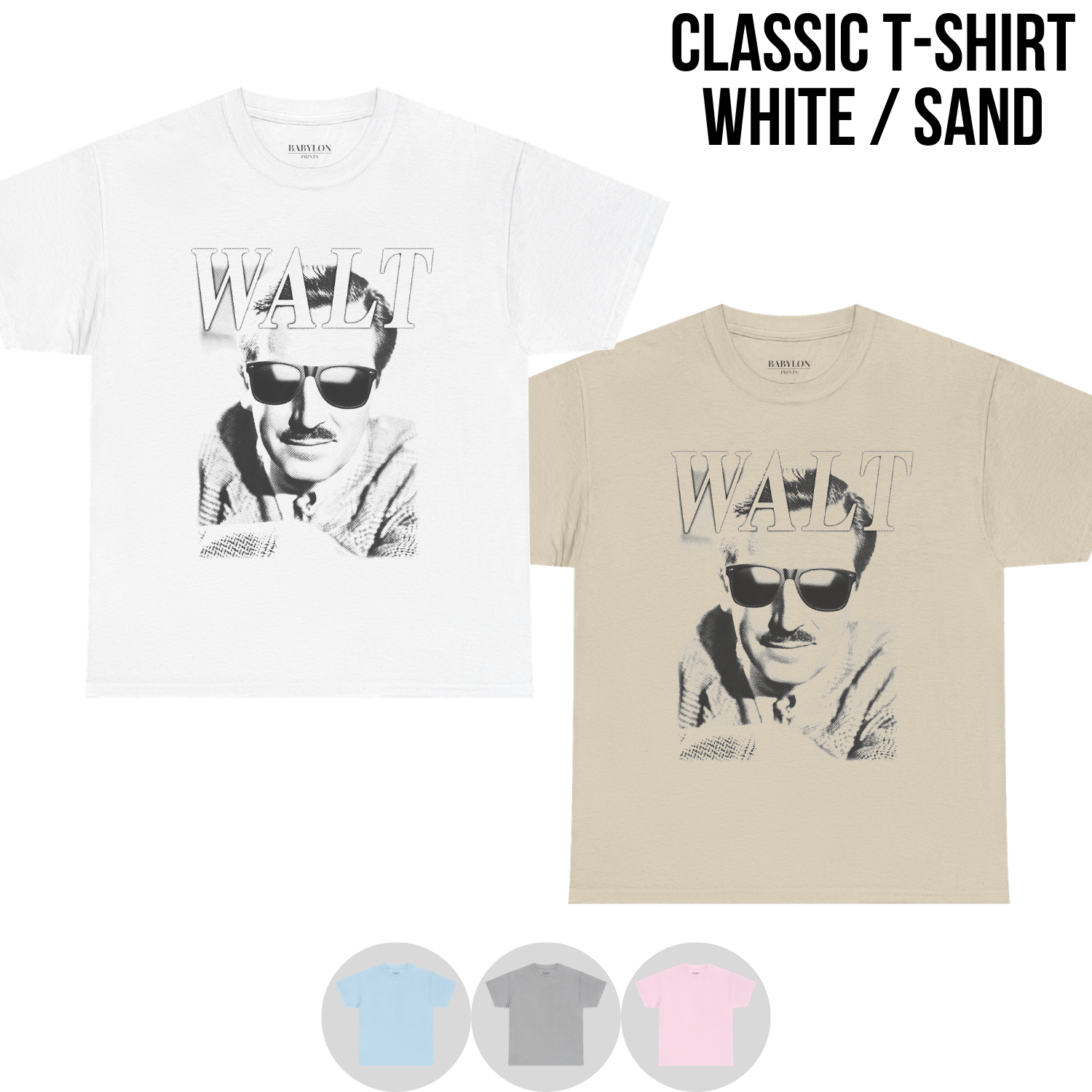 Vintage Walt Disney Tee - Classic Disney Aesthetic Tee