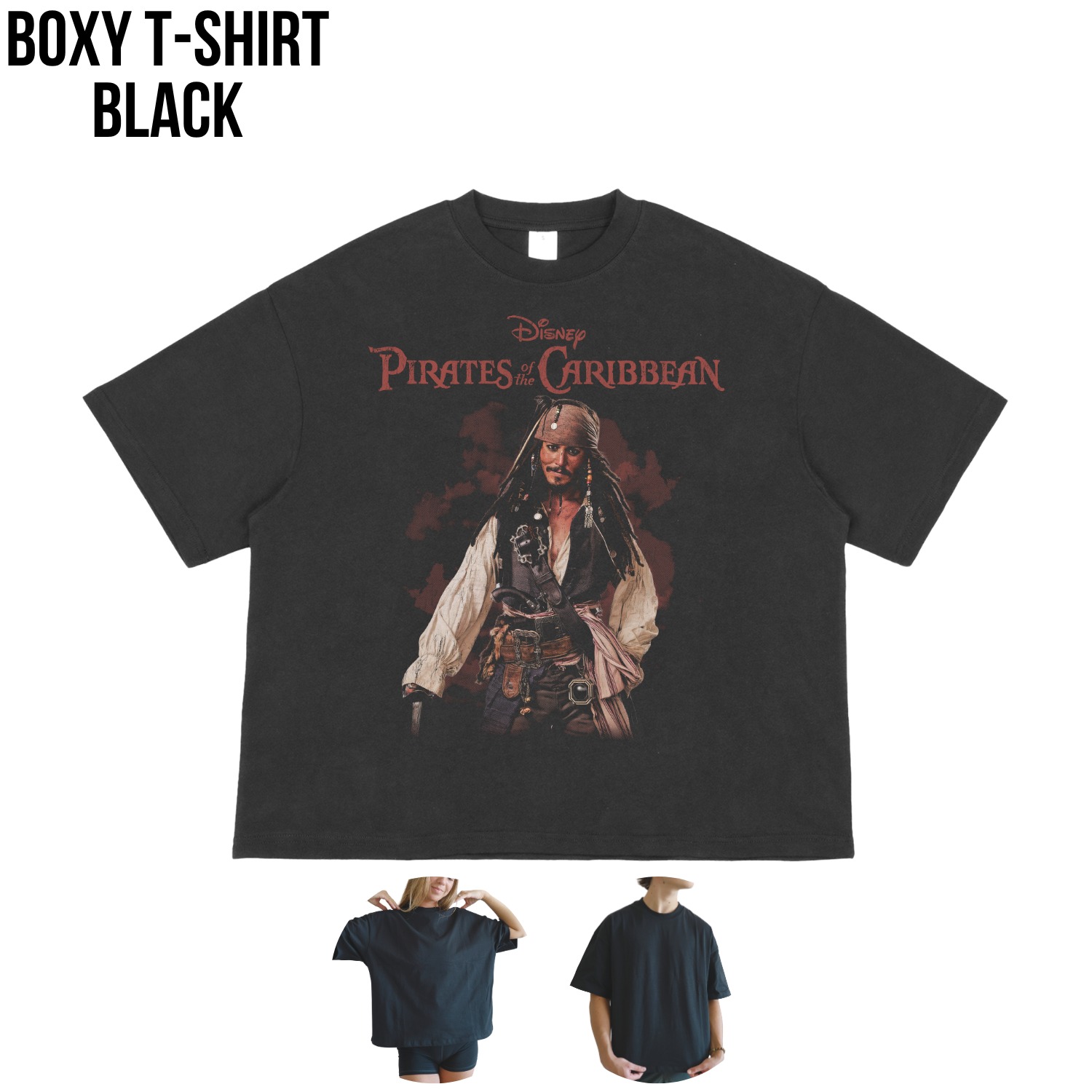 Jack Sparrow Shirt – Disney Pirates of the Caribbean Captain Jack Sparrow Full Body Portrait Tee, Jack Sparrow Fan Gift, Johnny Depp Pirates Graphic Shirt, Disney Pirates Shirt