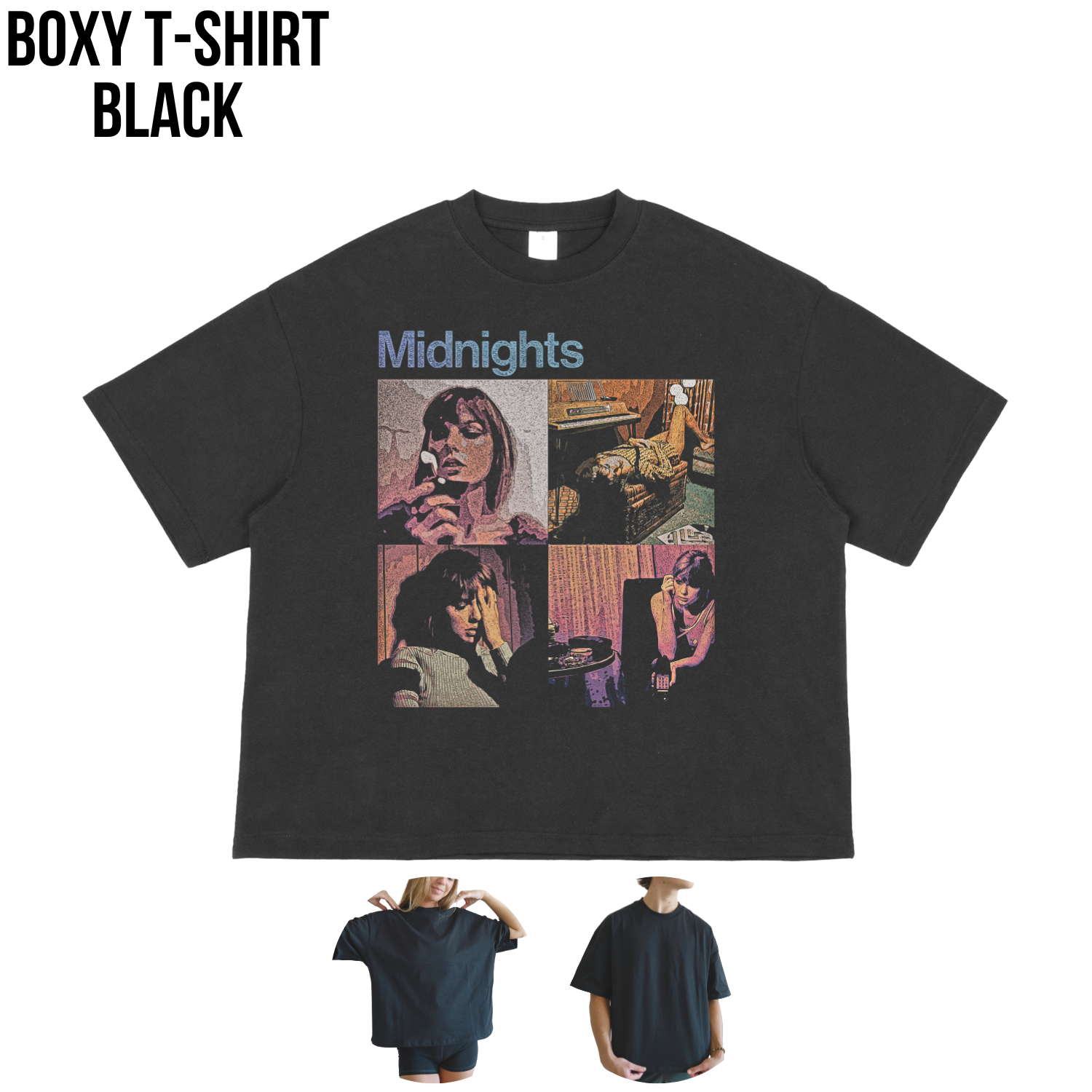 Taylor Swift Midnights Shirt – Vintage Bootleg Midnights Album Graphic Shirt, Swiftie Fan Gift, Taylor Swift Merch, Retro Midnights Shirt