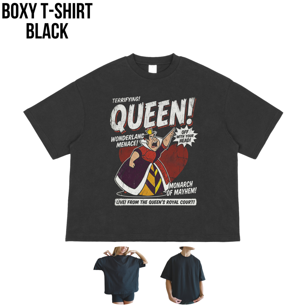 Queen of Hearts Shirt - Alice in Wonderland Graphic Tee