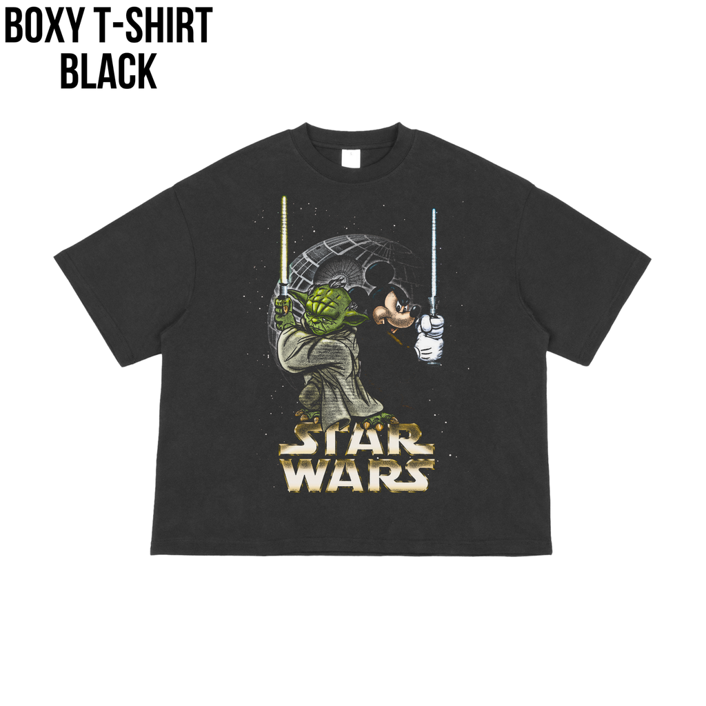 Vintage Mickey & Yoda Star Wars Shirt – Disney Graphic Tee