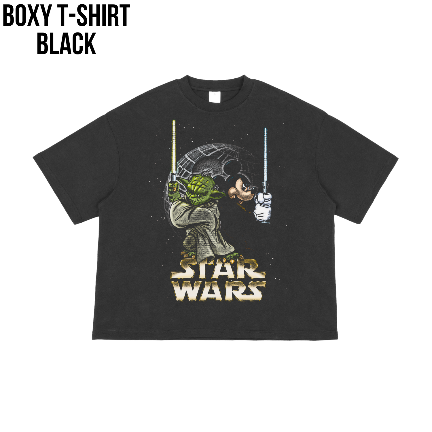 Vintage Mickey & Yoda Star Wars Shirt – Disney Graphic Tee