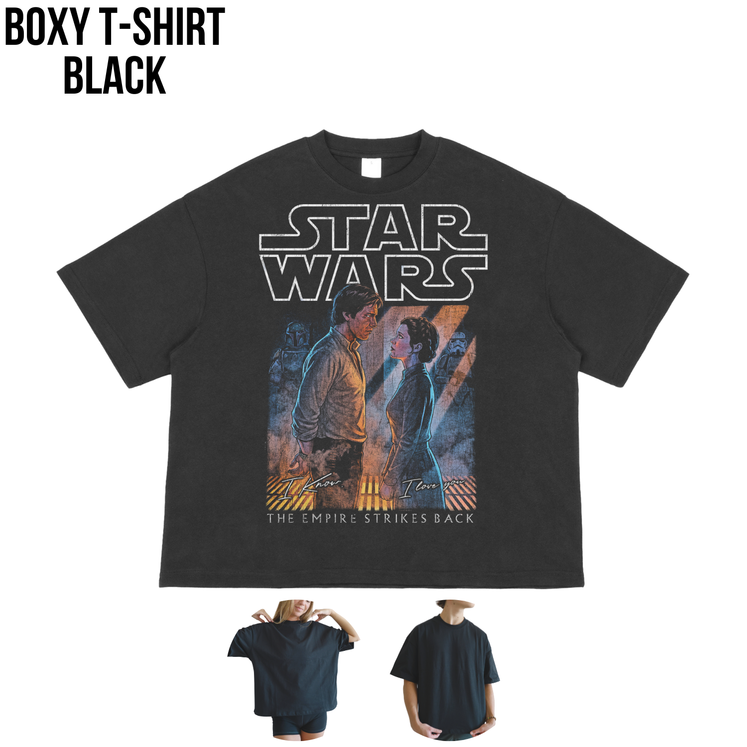 Star Wars Han & Leia “I Know / I Love You” Shirt | Vintage Empire Strikes Back Tee