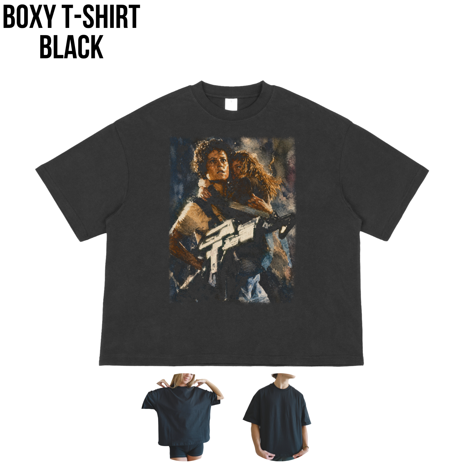 Aliens Ripley Shirt – Ellen Ripley and Newt Graphic Tee, Aliens Movie Vintage Shirt
