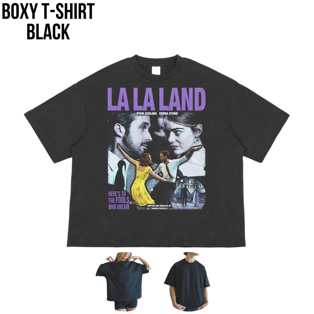 Retro La La Land Shirt - Ryan Gosling Emma Stone Movie Shirt