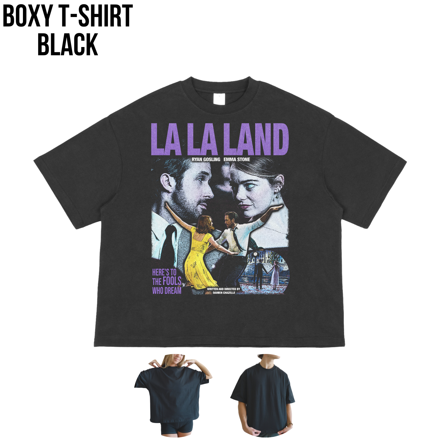 Retro La La Land Shirt - Ryan Gosling Emma Stone Movie Shirt