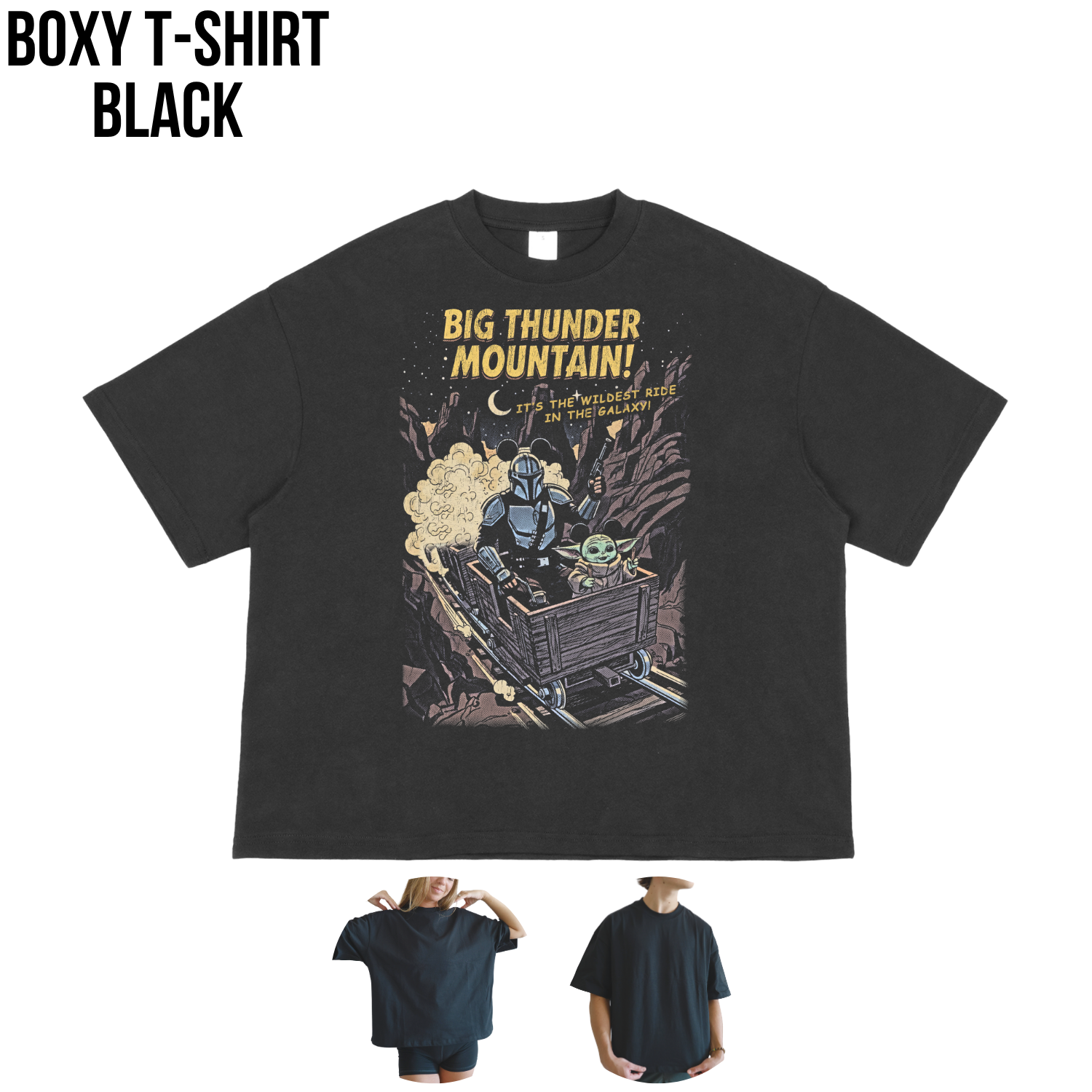 Mandalorian Big Thunder Mountain Shirt – Star Wars Disney Ride Tee, Grogu Mandalorian Shirt