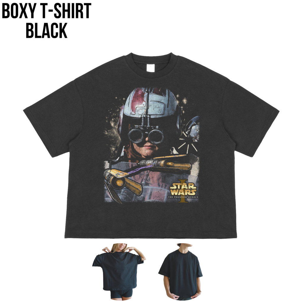 Star Wars Little Anakin Skywalker Shirt – Phantom Menace Podracer Tee