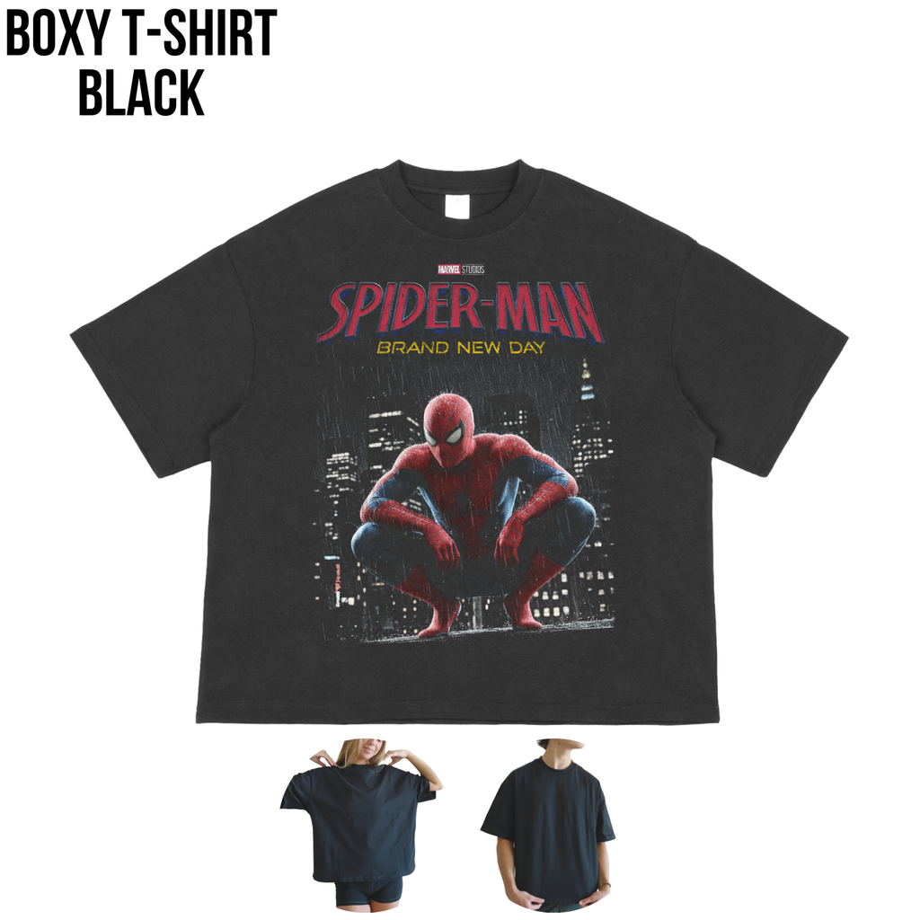 Spider-Man Brand New Day Shirt: Marvel Tom Holland Spider Man Movie Tee