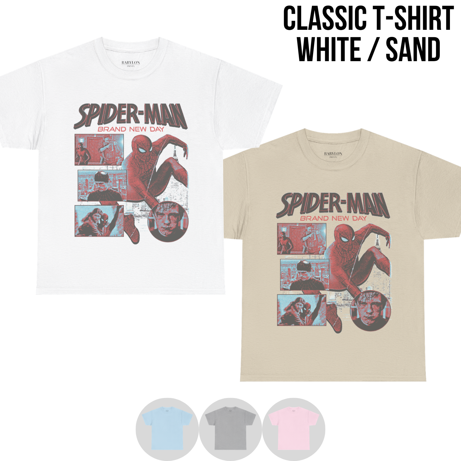 Spider-Man Shirt – Spider-Man Brand New Day Tom Holland Graphic Tee, Spider-Man Marvel Fan Gift, MCU Spider-Man Shirt, Marvel Graphic Tee