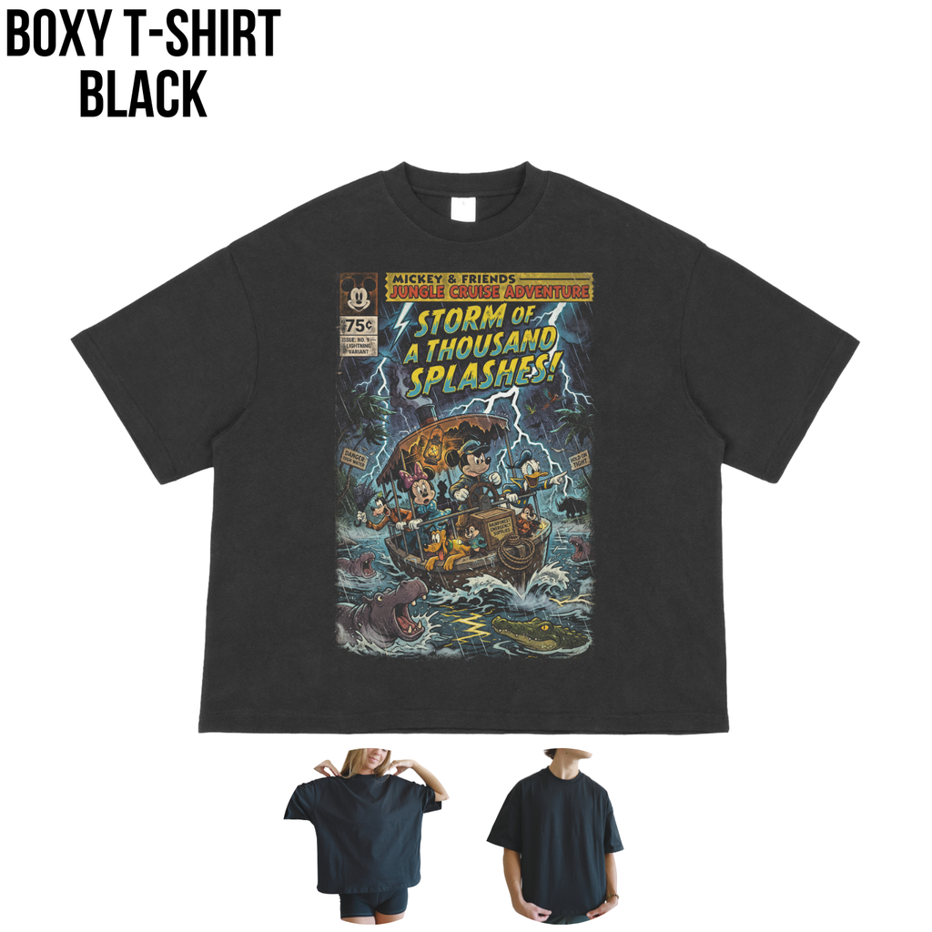 Mickey & Friends Jungle Cruise Adventure Shirt: Vintage Comic Disney Ride Tee