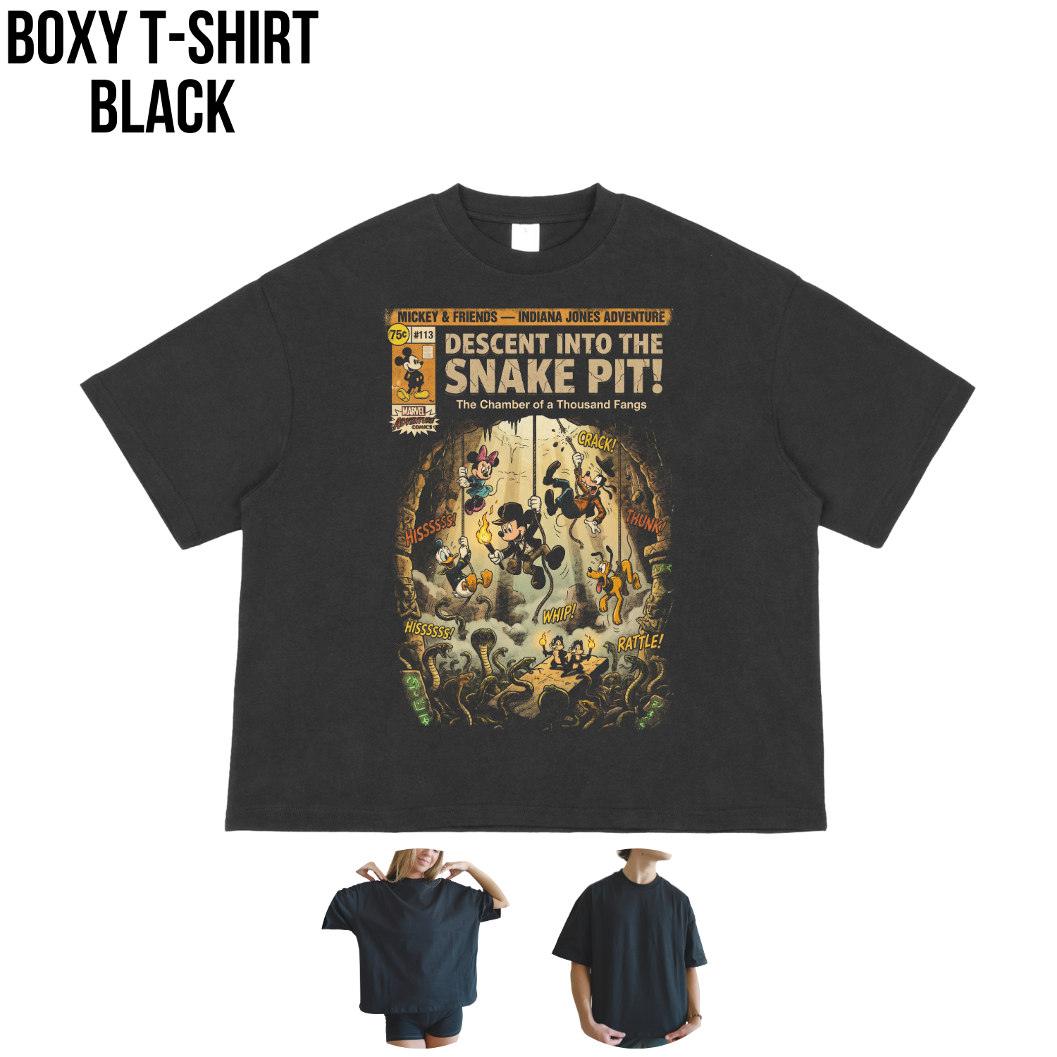Mickey & Friends Indiana Jones Snake Pit Shirt: Mickey Indiana Jones Adventure T-Shirt
