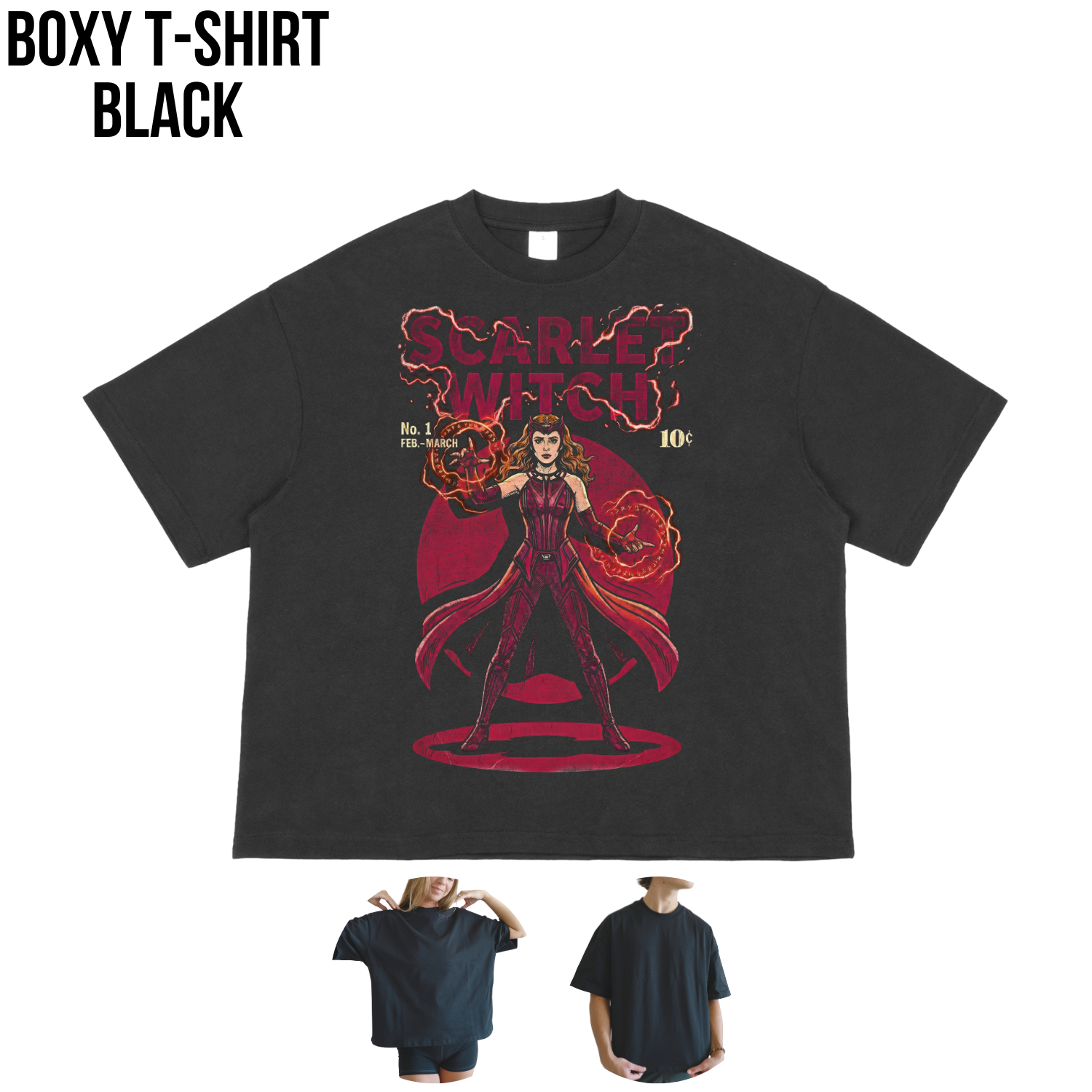 Scarlet Witch Vintage Comic Shirt: Wanda Maximoff Marvel Tee