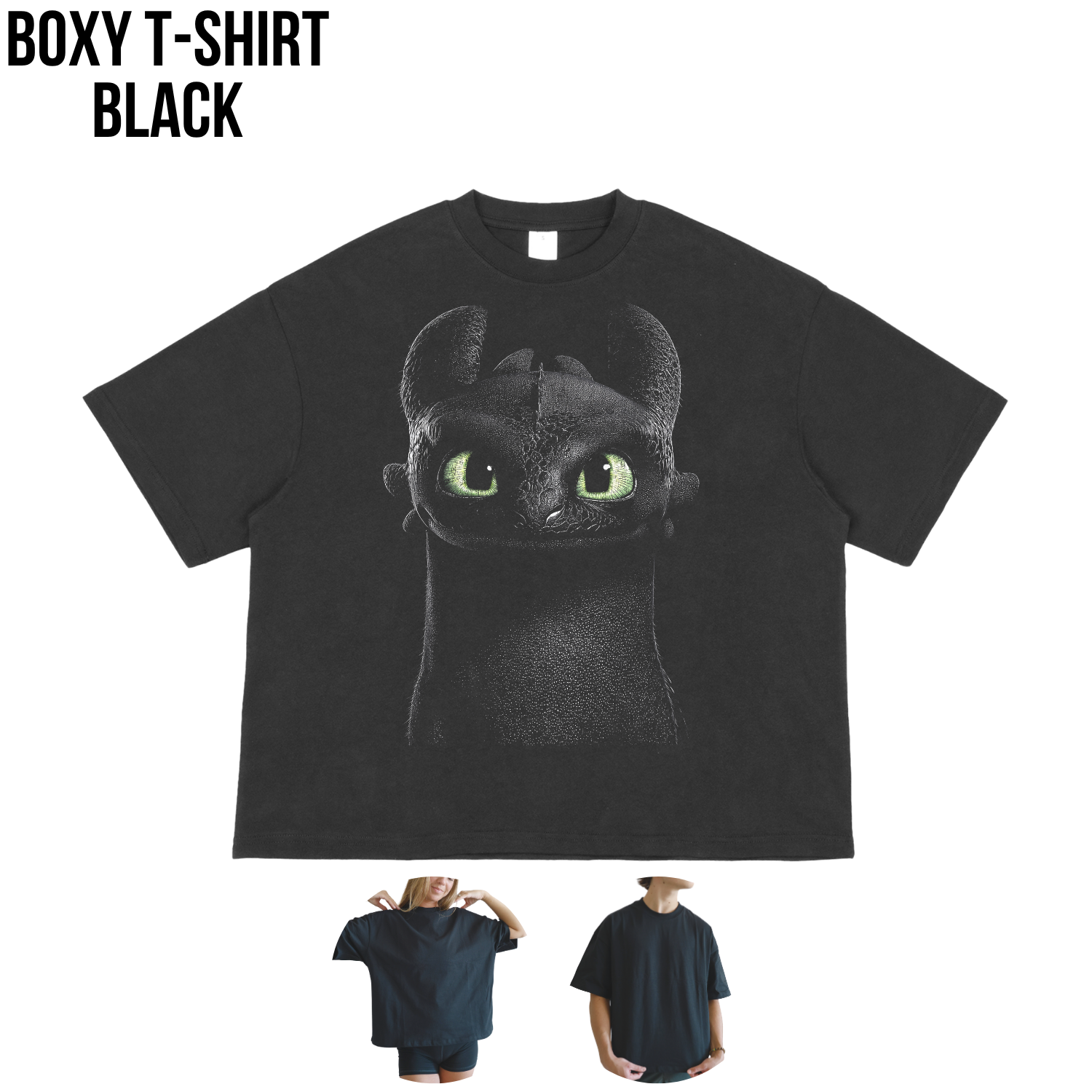 Toothless Shirt – How To Train Your Dragon Close Up Graphic Tee, Toothless Night Fury Fan Gift