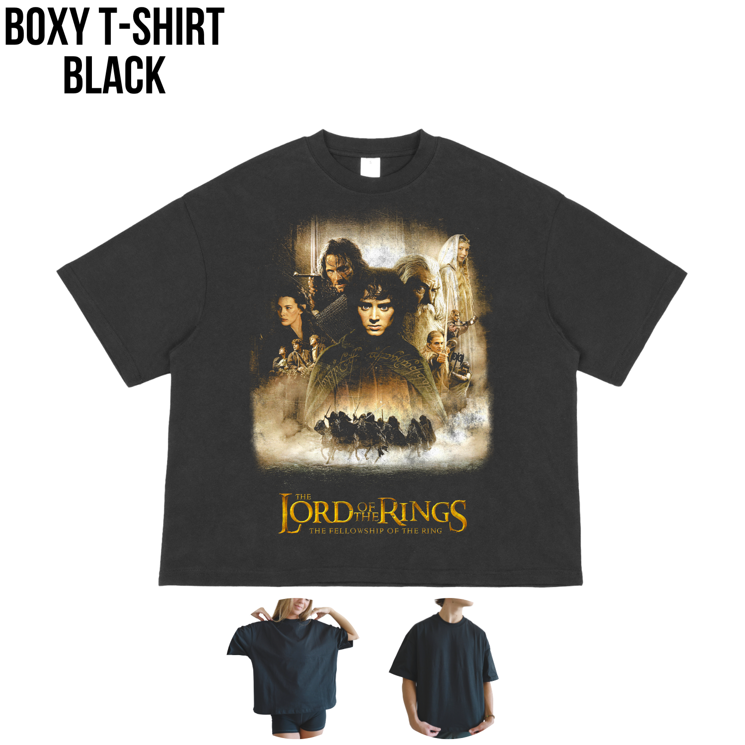 Lord of the Rings Shirt – Fellowship of the Ring Graphic Tee