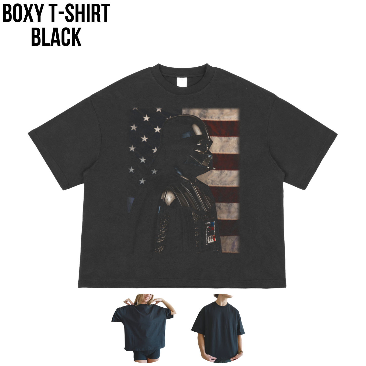 Star Wars Darth Vader Shirt – Vintage Darth Vader American Flag Tee