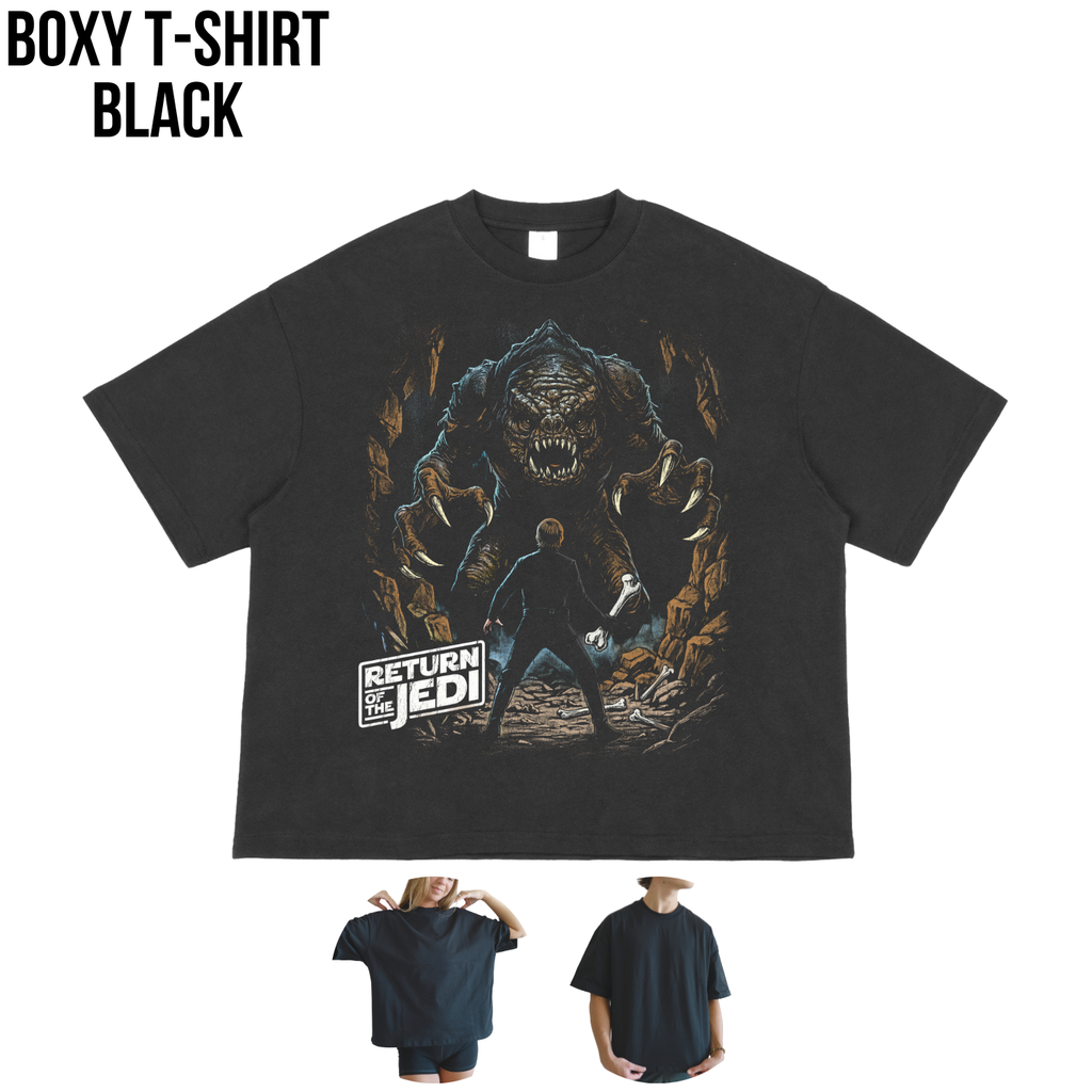 Star Wars Return of the Jedi Rancor Scene Shirt: Luke Skywalker vs Rancor Tee