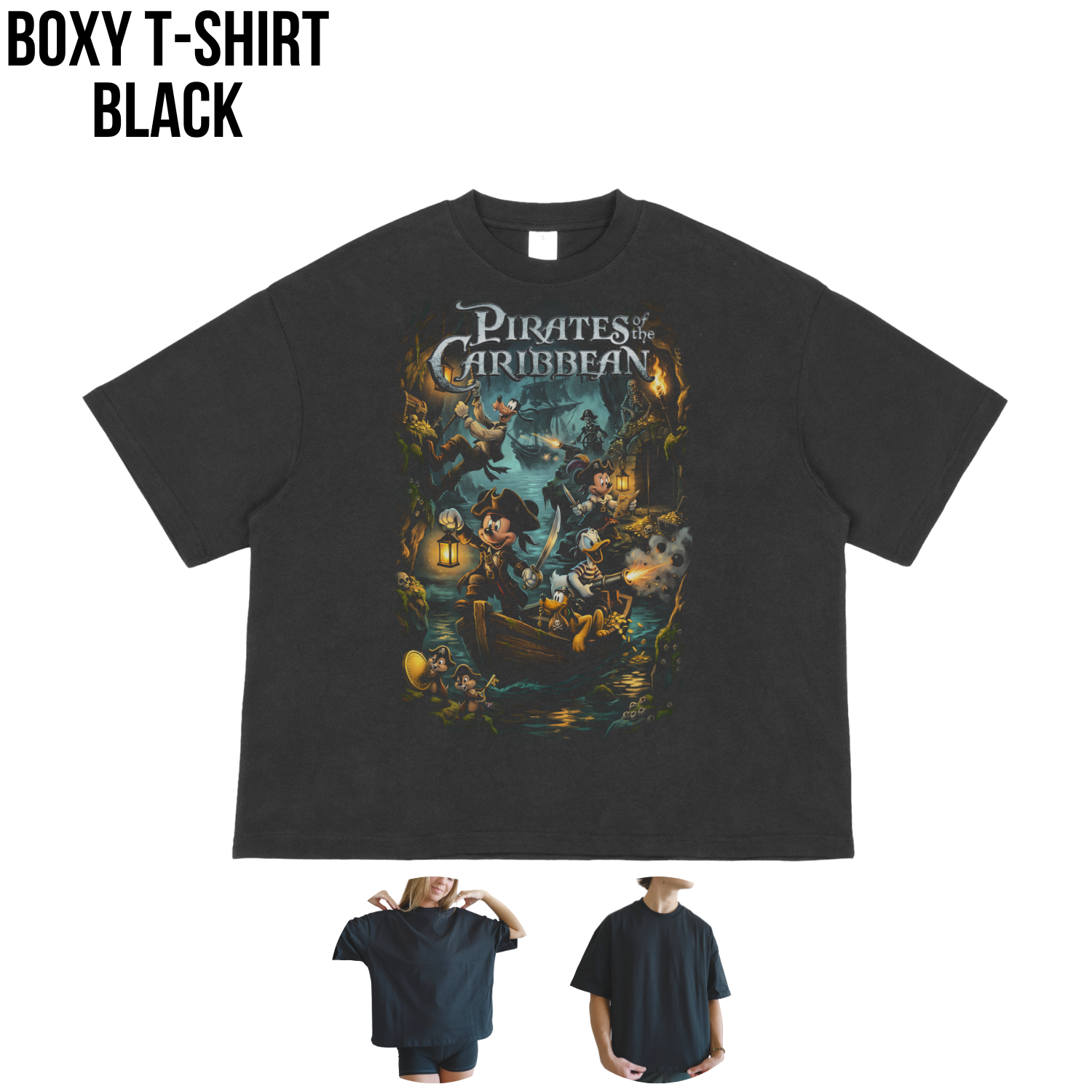 Vintage Disney Pirates of the Caribbean Shirt - Mickey & Friends Disney Shirt