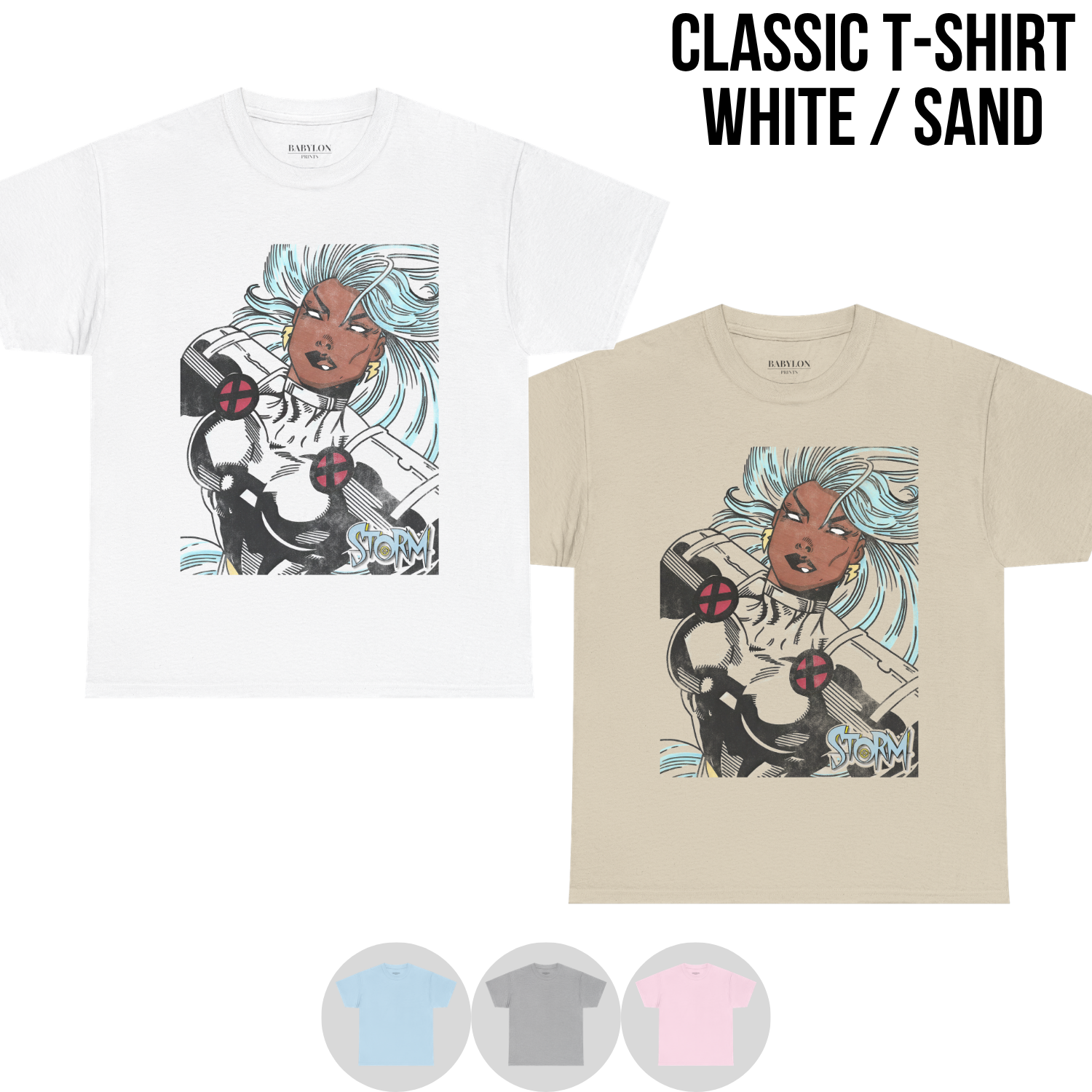 Storm X-Men Shirt – X-Men Storm Comic Graphic Tee, Storm Marvel Fan Gift, Ororo Munroe Shirt, Marvel Mutant Graphic Tee