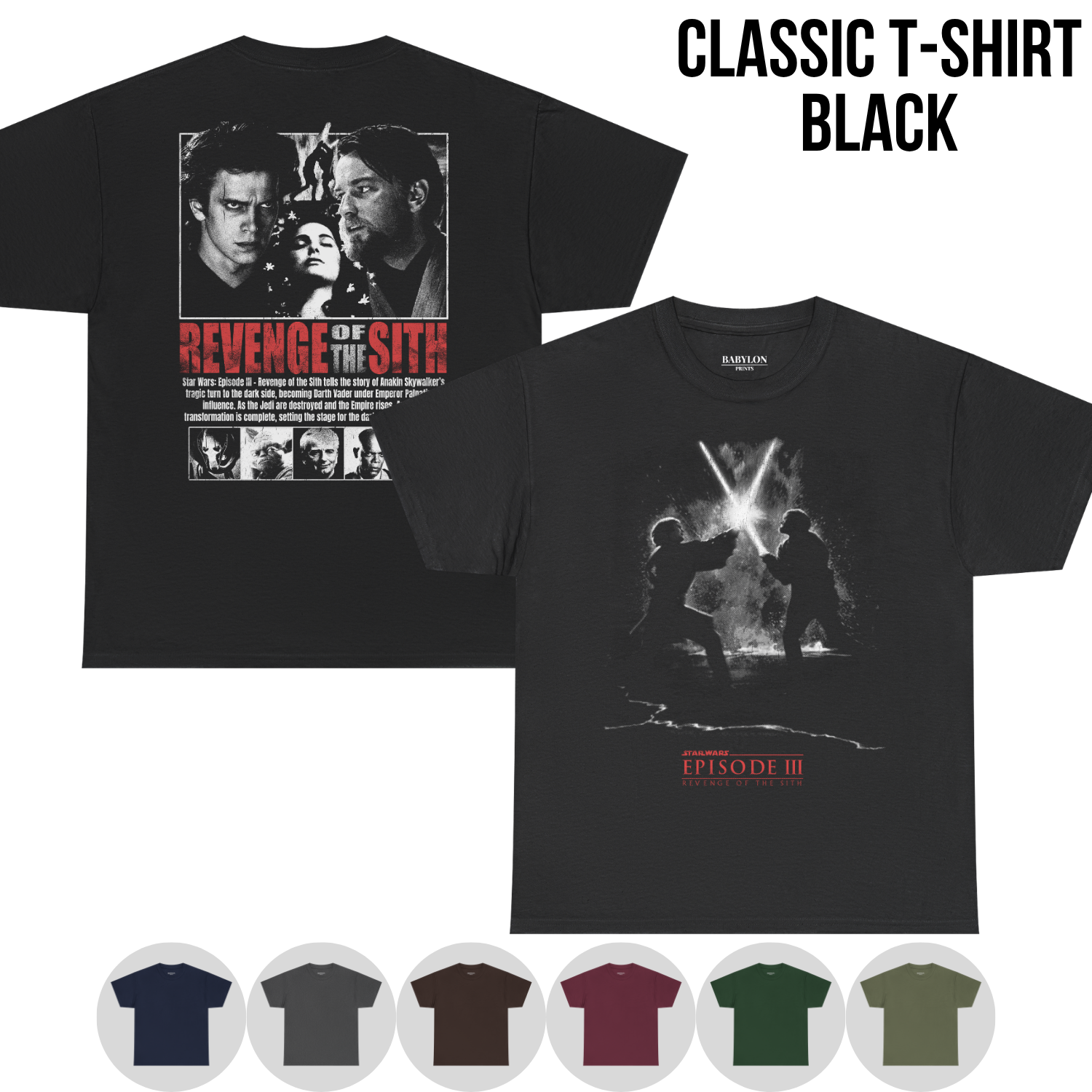 Revenge of the Sith Shirt - Star Wars Episode III Shirt